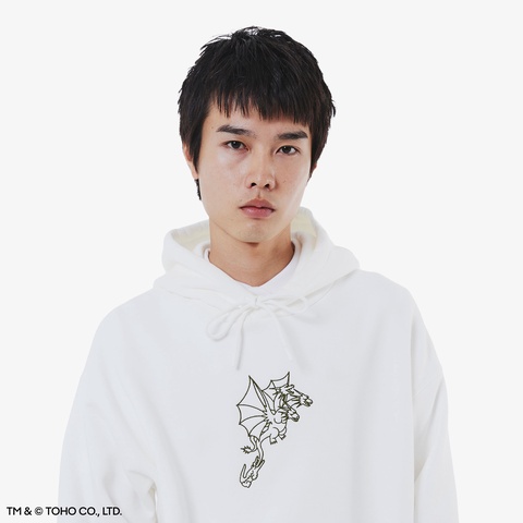 モスラ ゴジラ ラコステ パーカー LACOSTE フーディ モスラ ゴジラ