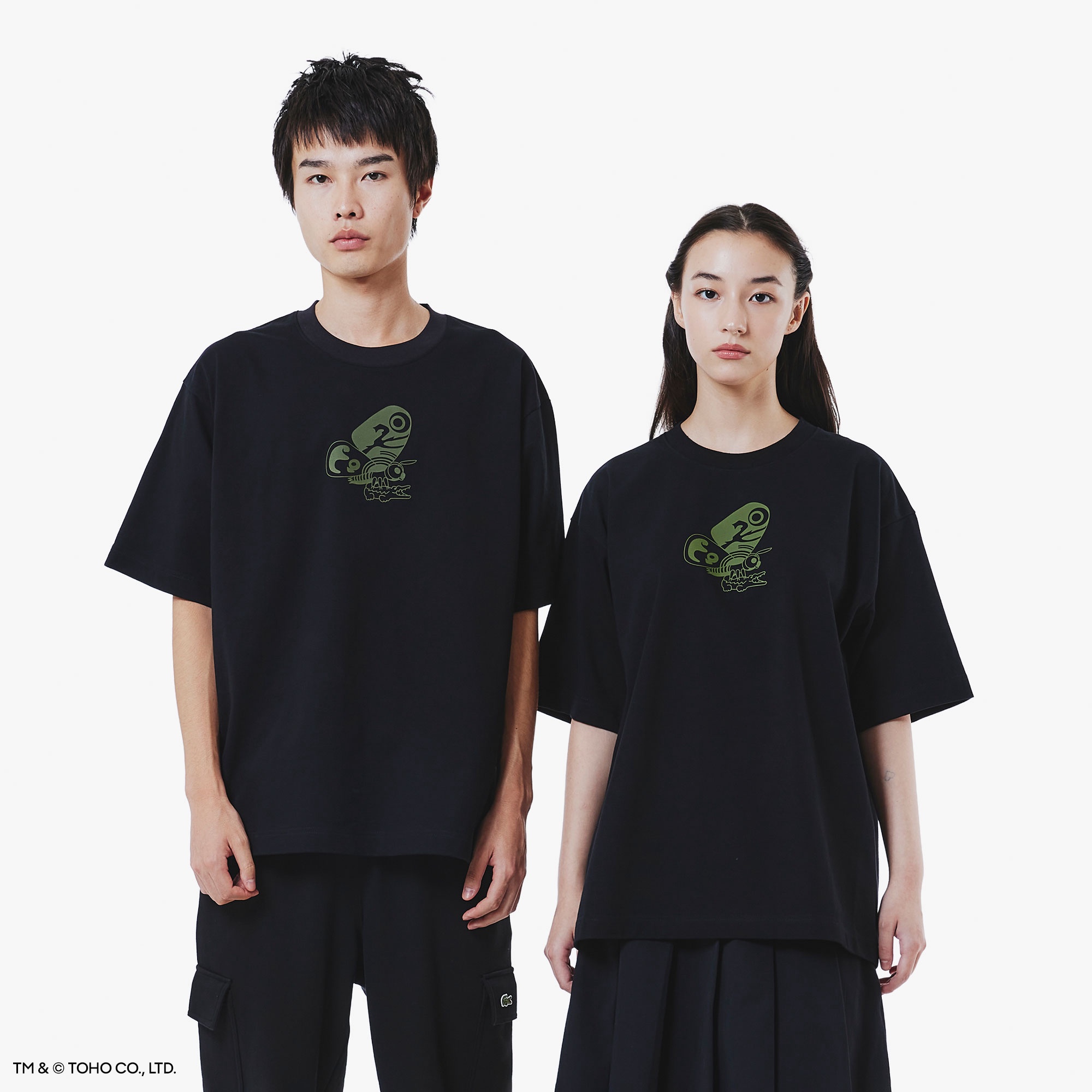 【即発送】モスラ M ゴジラ ラコステ Tシャツ LACOSTE ゴジラ＋ラコステ コラボTシャツ モスラ - メルカリ
