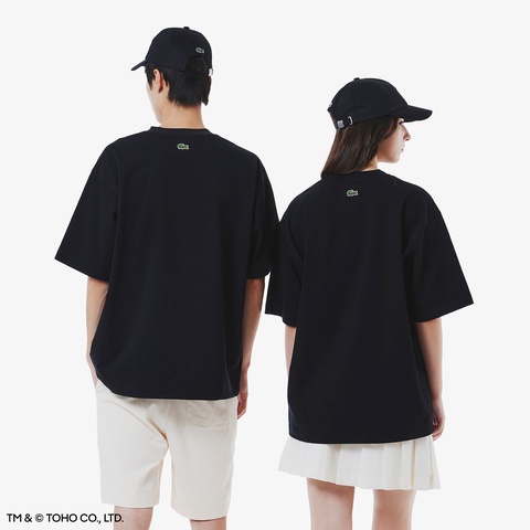 Lacoste ラコステ ゴジラ tシャツ ブラック Mサイズ FR4 ブラック