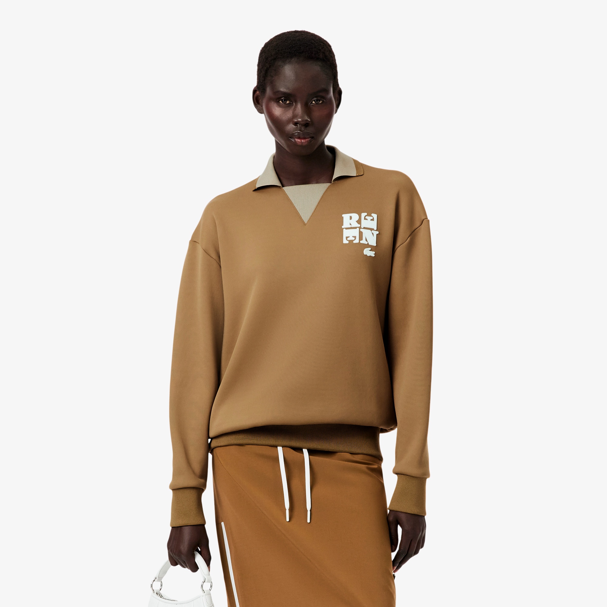 『FW25 Fashion Show』ポロカラーダブルフェイススウェット