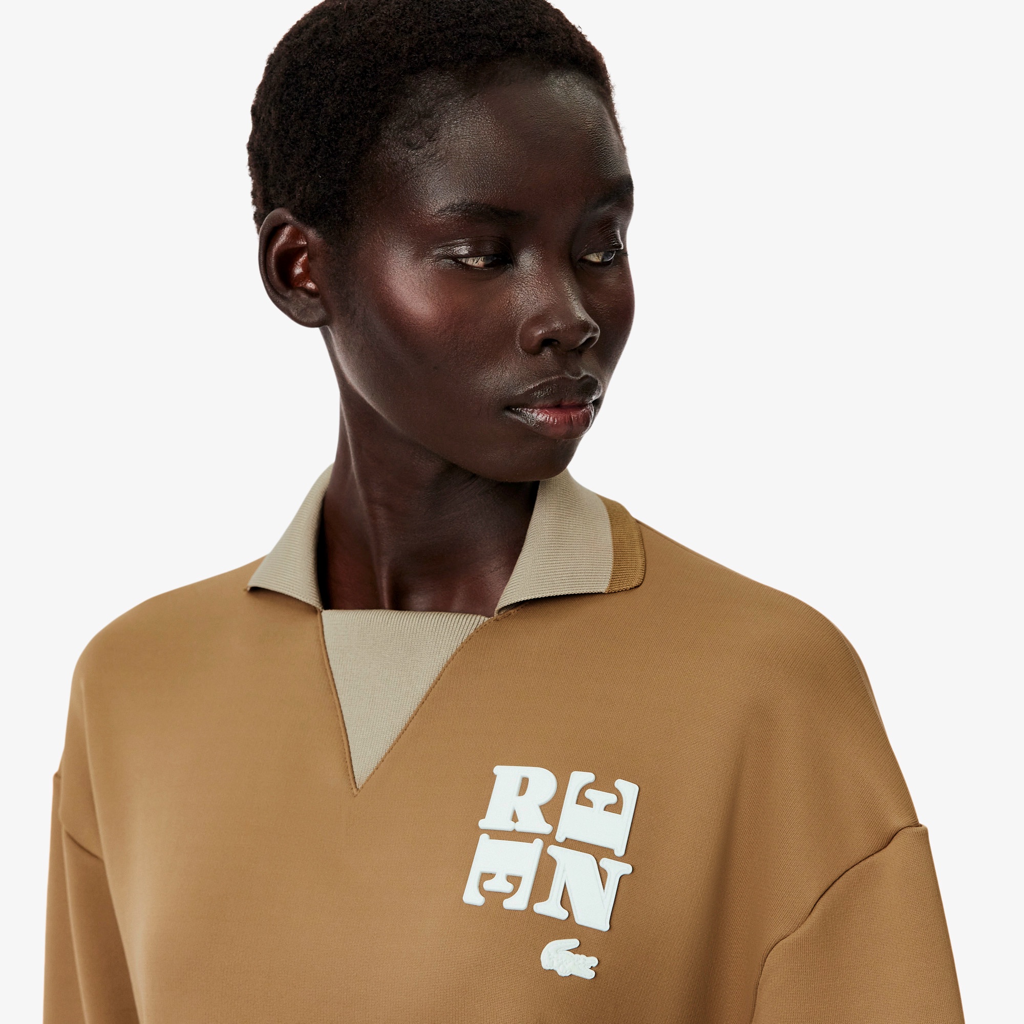『FW25 Fashion Show』ポロカラーダブルフェイススウェット
