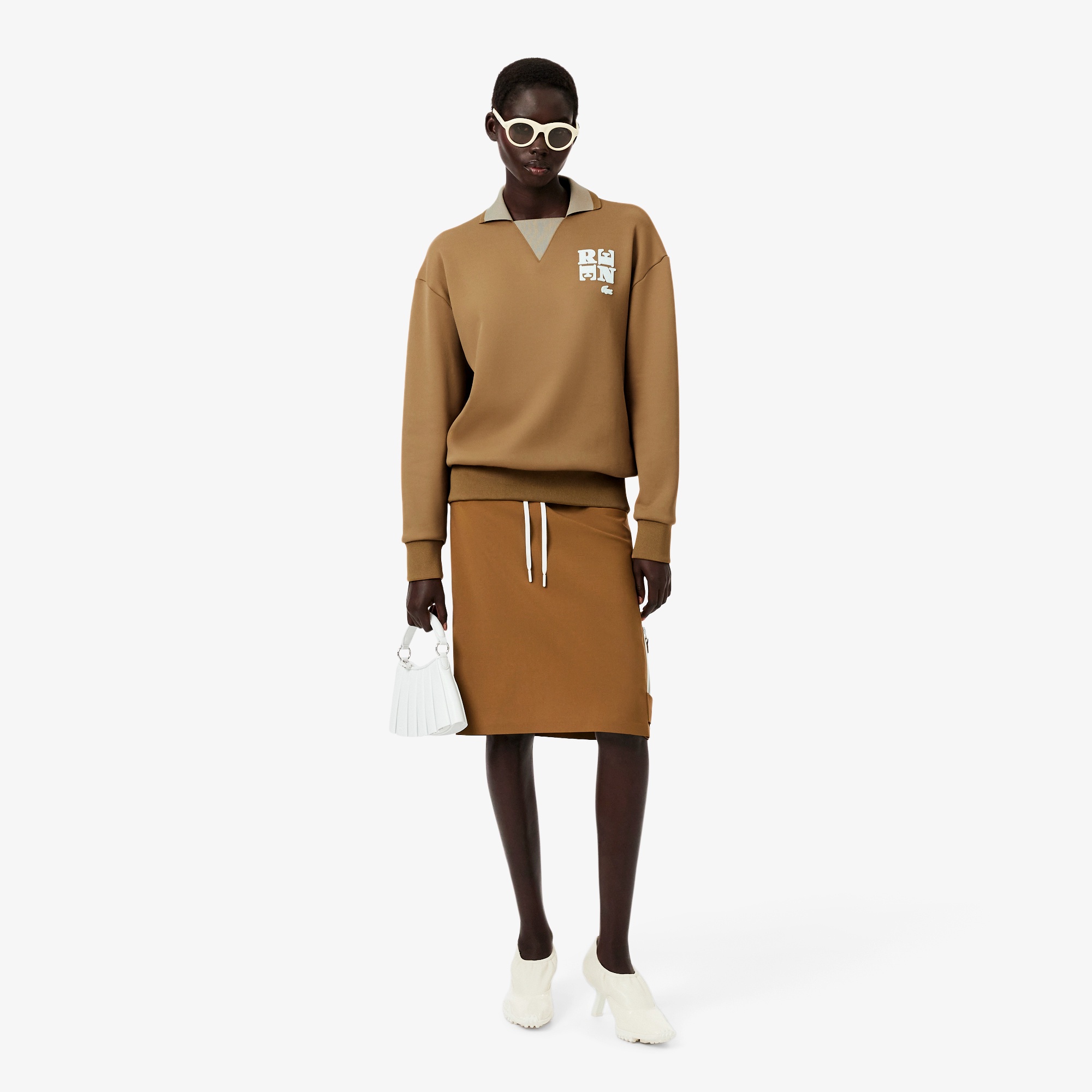 『FW25 Fashion Show』ポロカラーダブルフェイススウェット