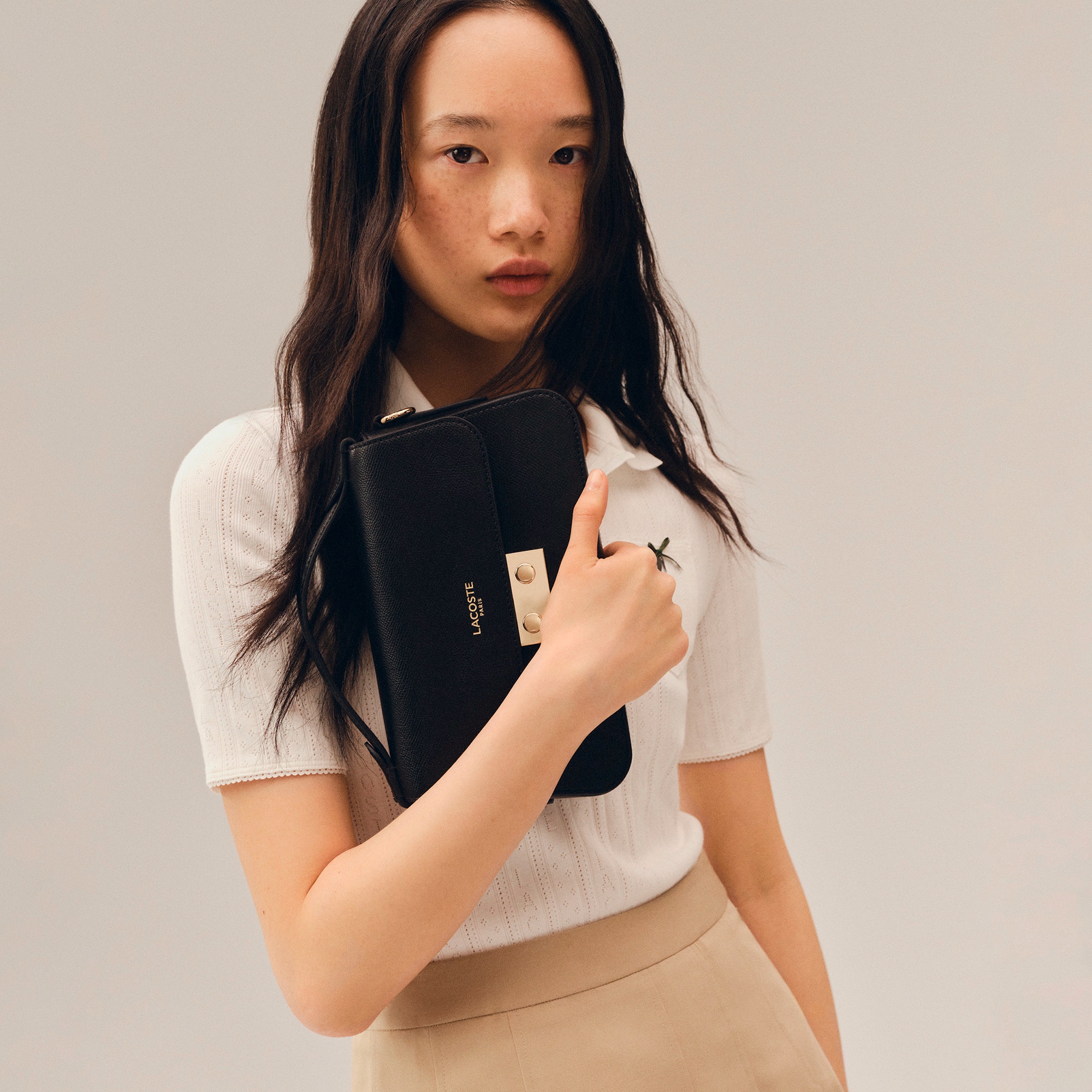 シャンゼリゼ レザーショルダーバッグ