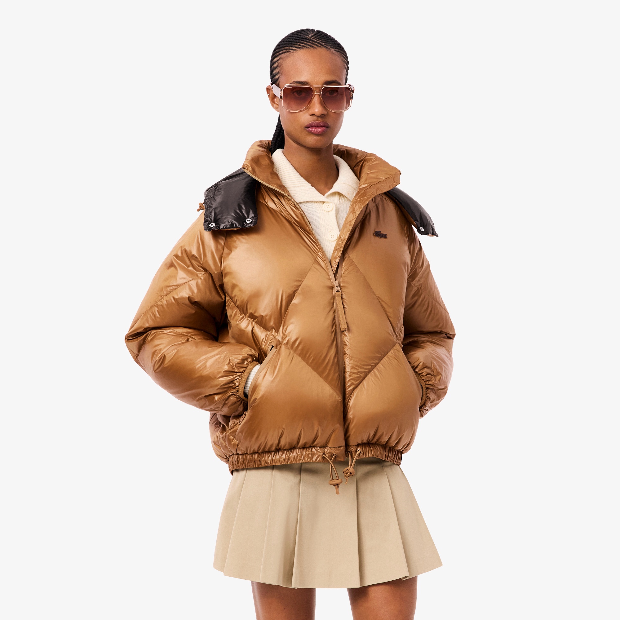 オーバーサイズ撥水ダウンジャケット