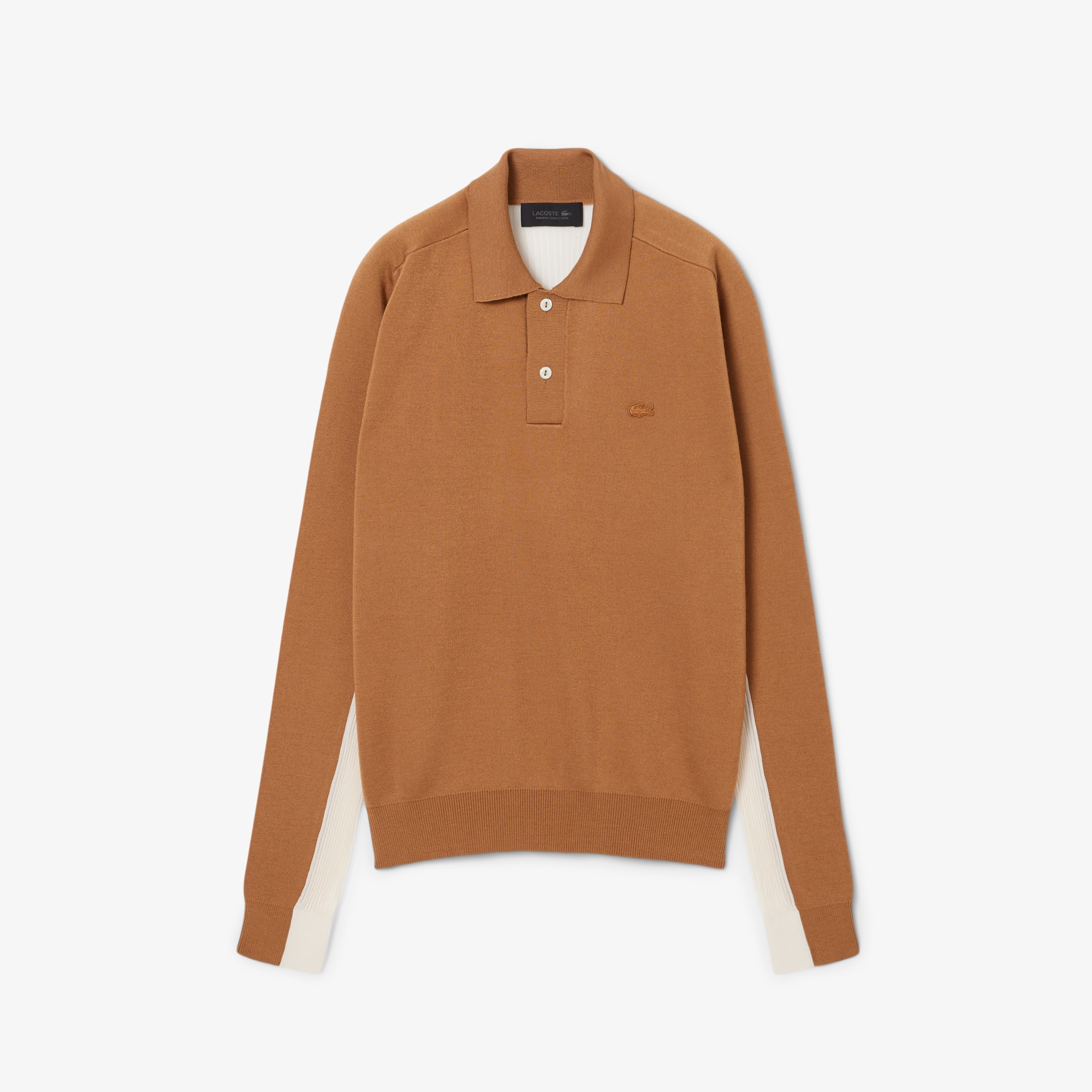 『FW25 Fashion Show』ウールブレンドポロカラーニットセーター
