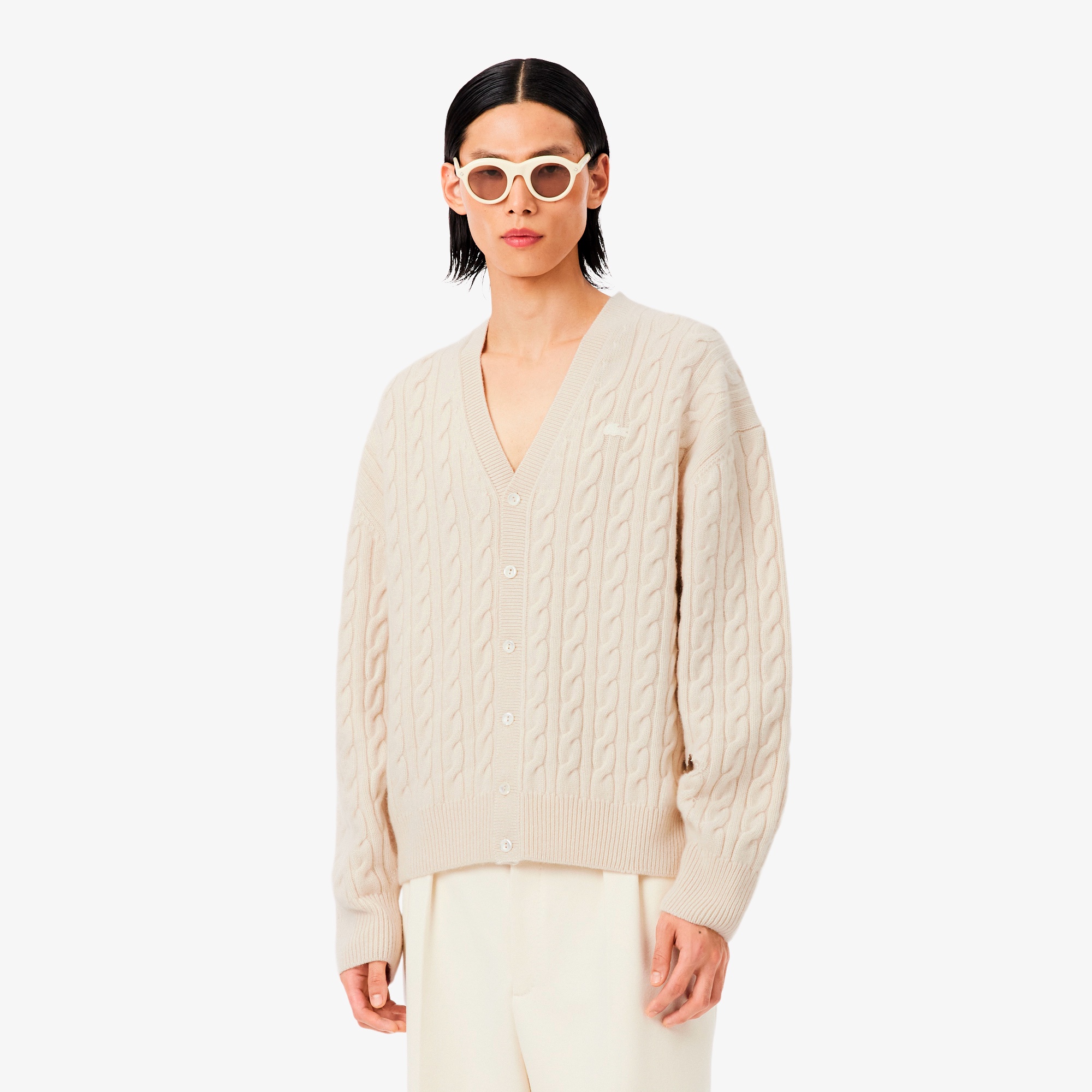 『FW25 Fashion Show』カシミアケーブルニットカーディガン