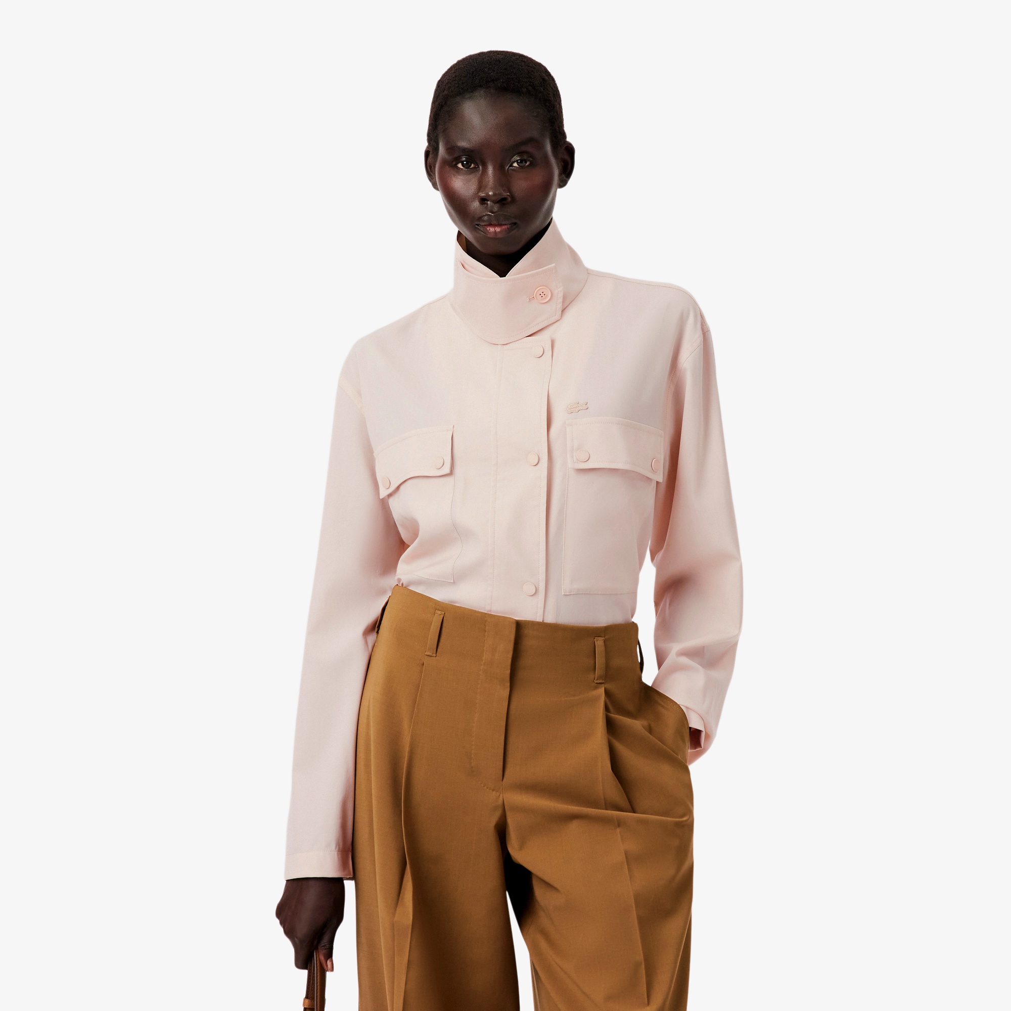 『FW25 Fashion Show』スタンドカラーシャツジャケット