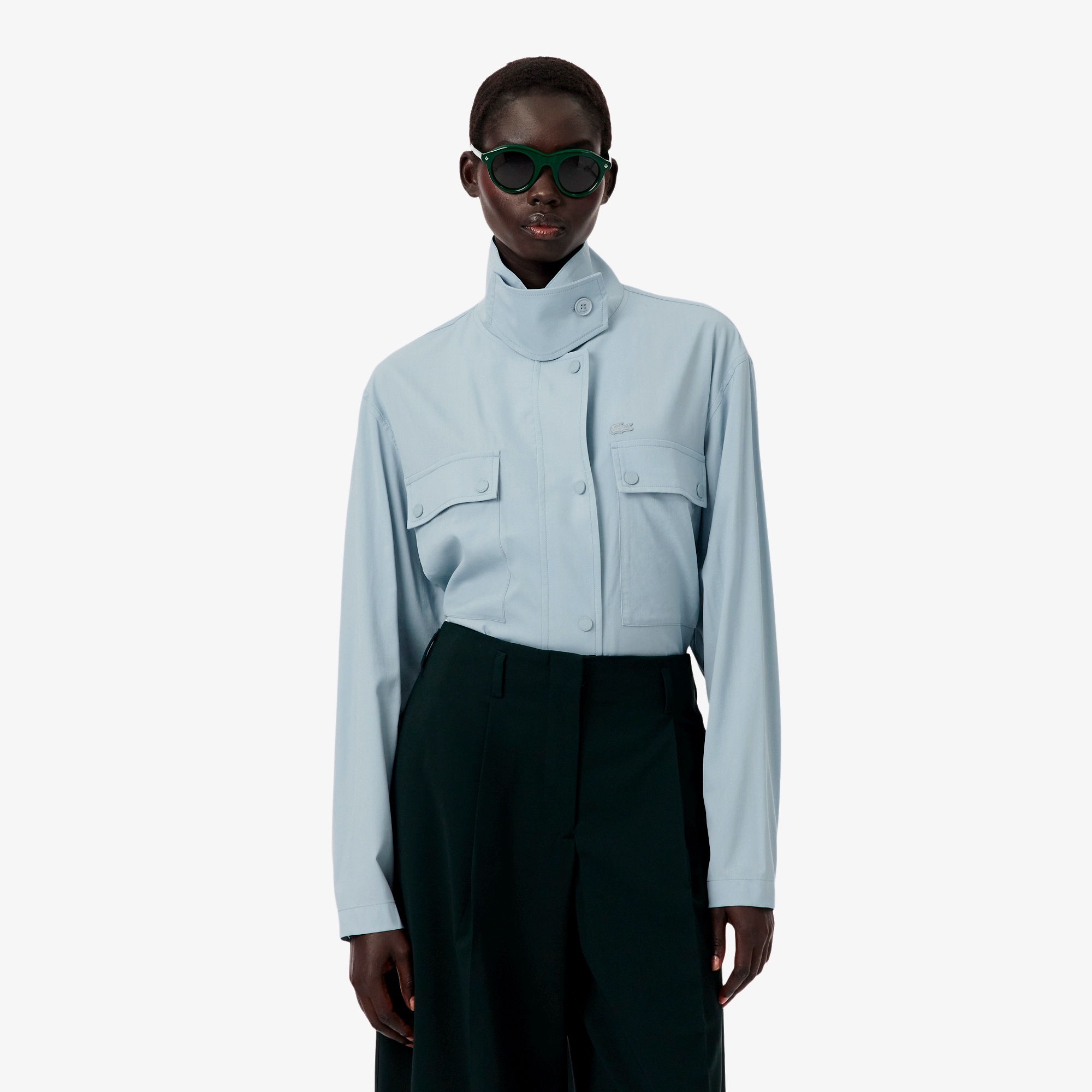 『FW25 Fashion Show』スタンドカラーシャツジャケット