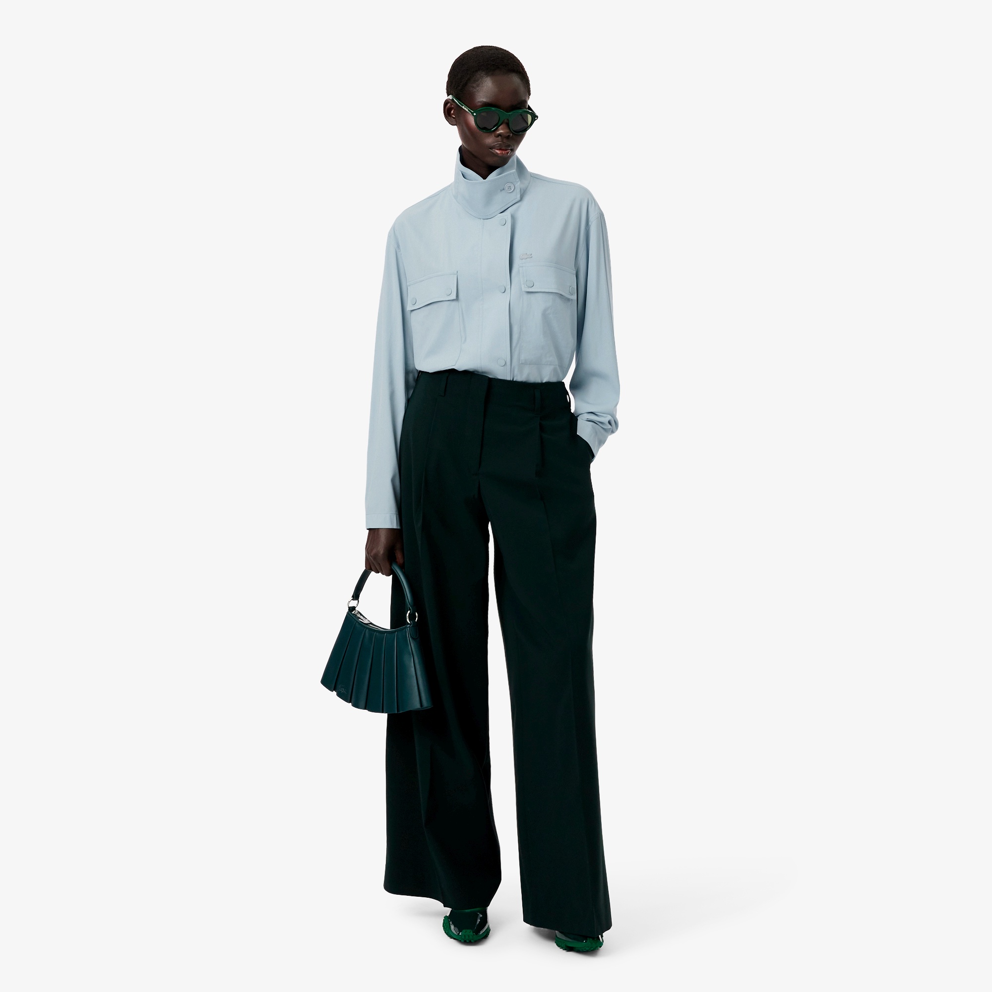 『FW25 Fashion Show』スタンドカラーシャツジャケット
