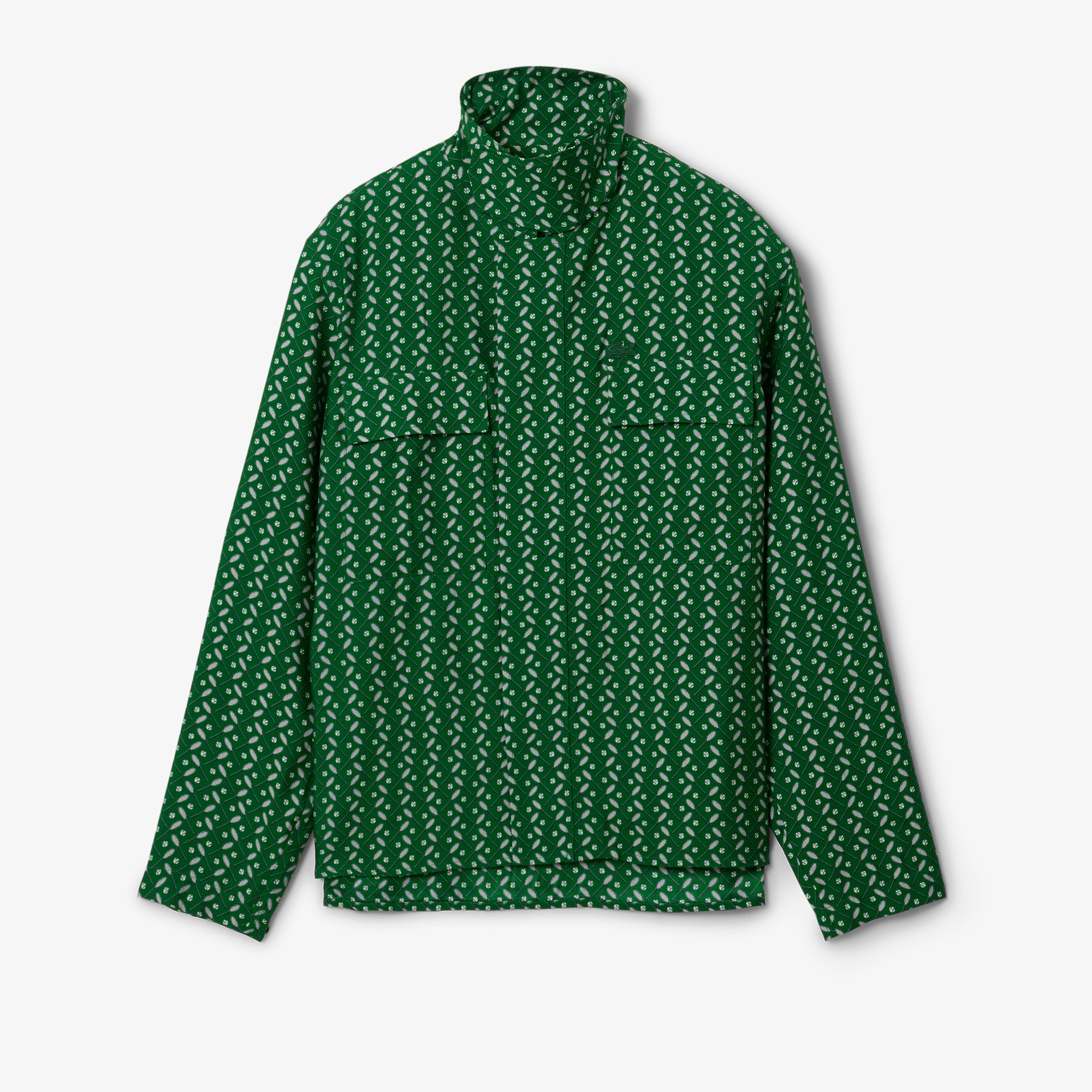 『FW25 Fashion Show』オールオーバーテニスプリントサテンシャツジャケット