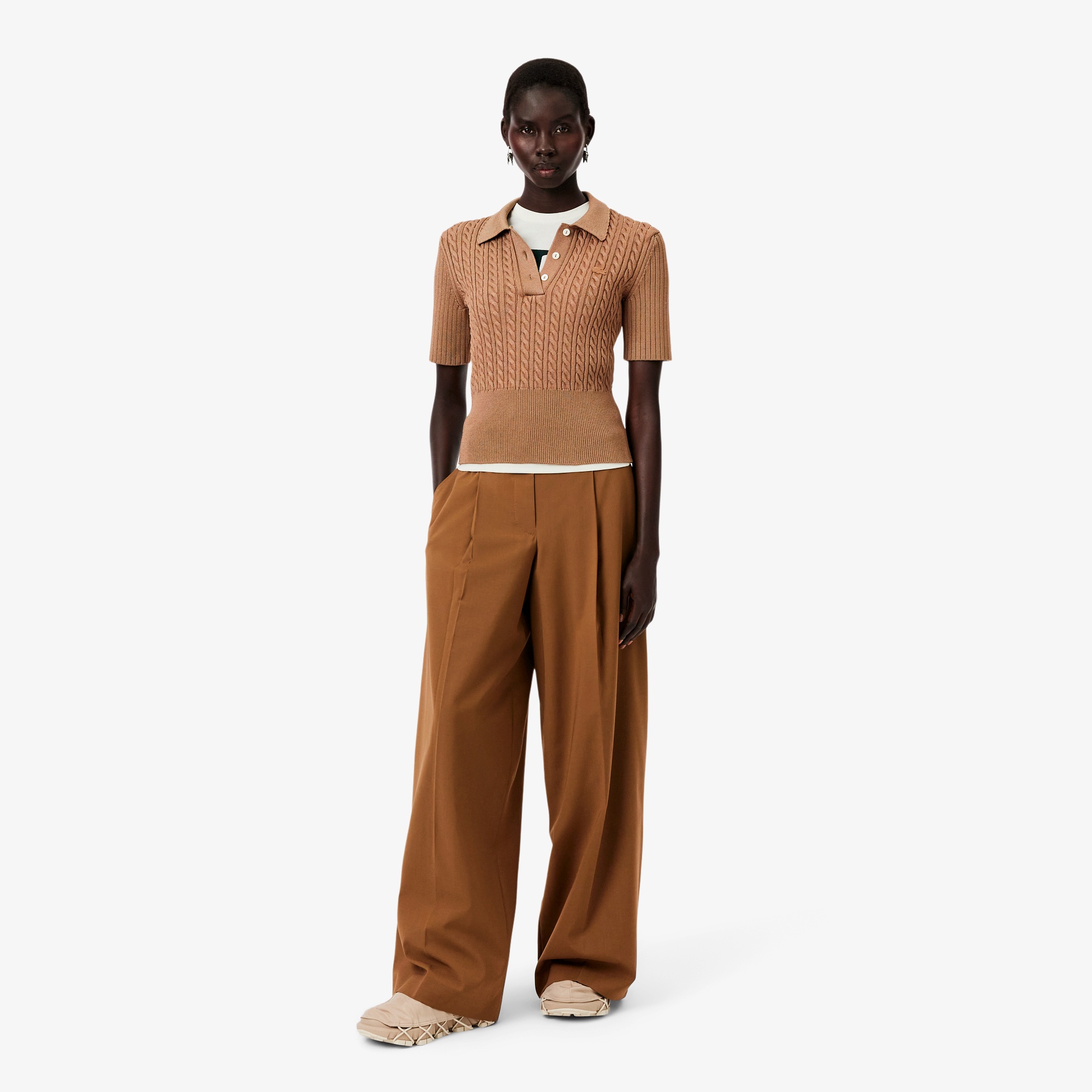 『FW25 Fashion Show』ウールブレンドワイドパンツ