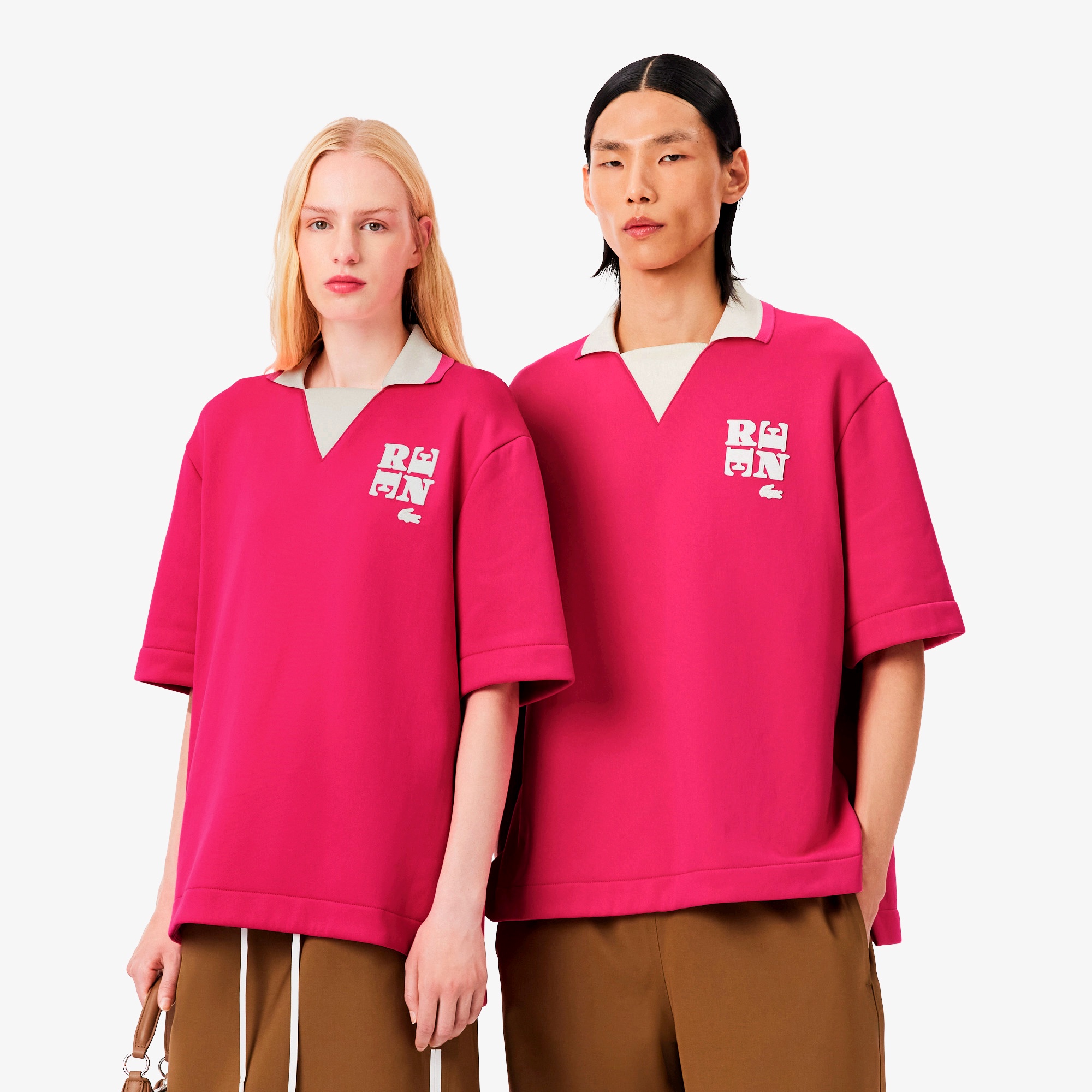 『FW25 Fashion Show』RENEワッペンオーバーサイズポロシャツ