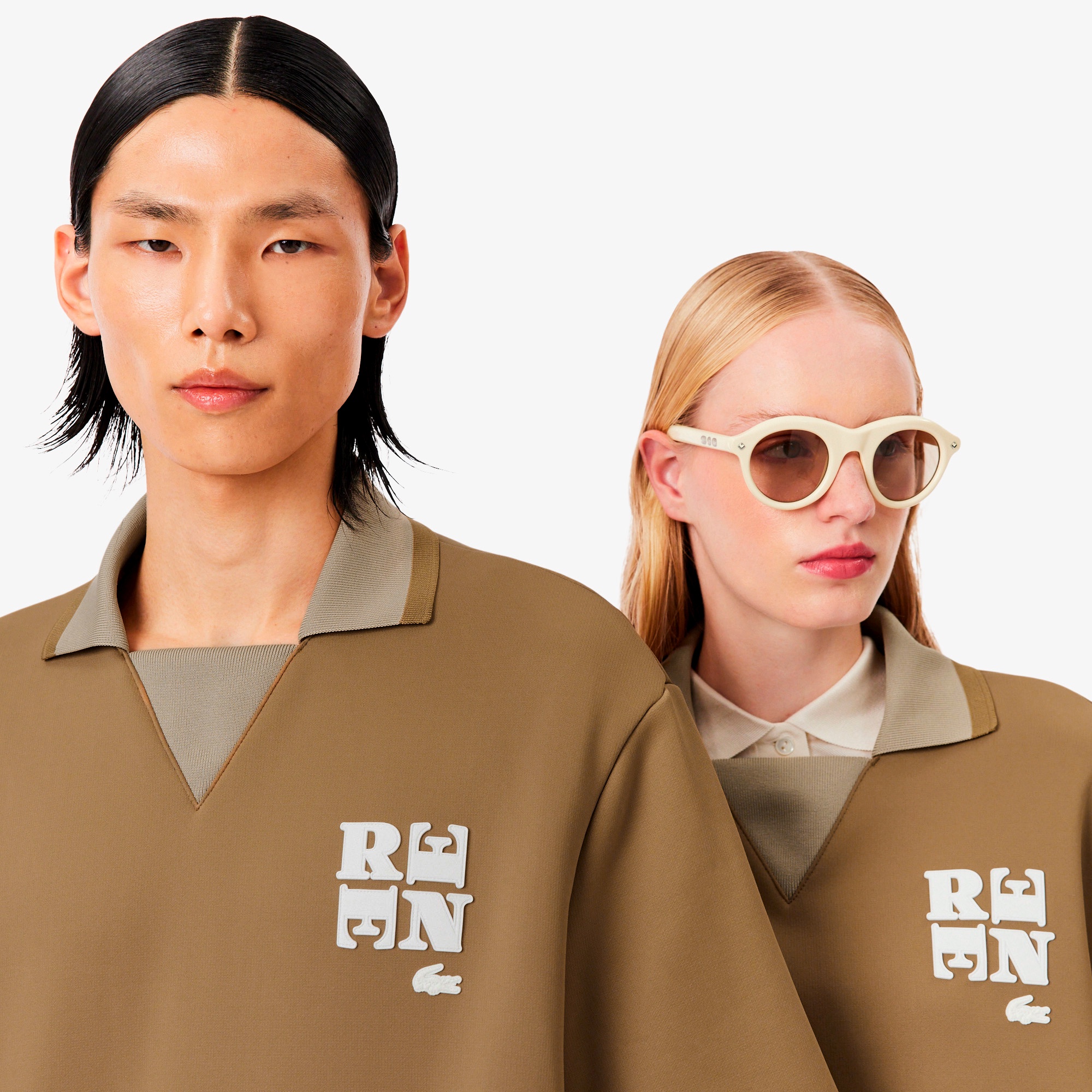 『FW25 Fashion Show』RENEワッペンオーバーサイズポロシャツ