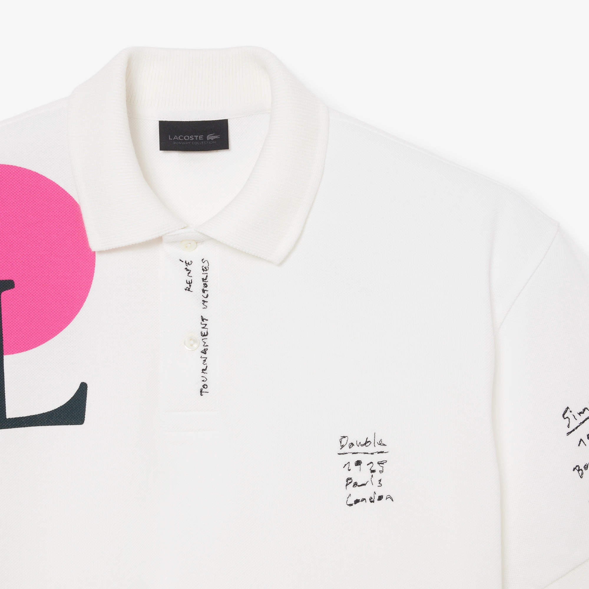 『FW25 Fashion Show』ルーズフィットオールオーバーグラフィックポロシャツ