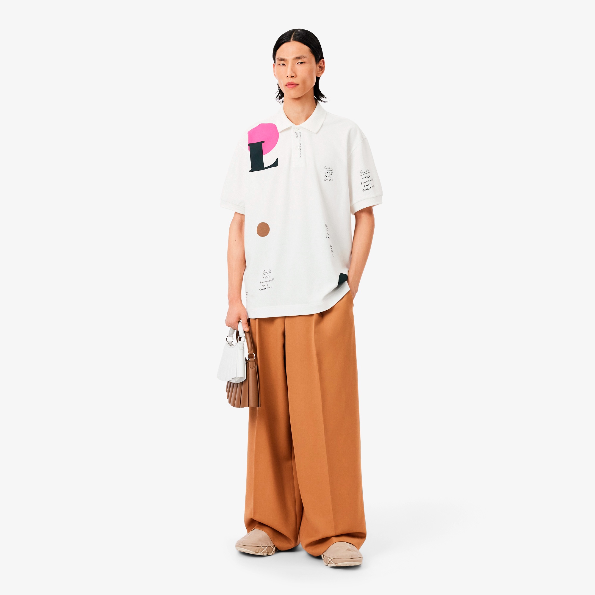 『FW25 Fashion Show』ルーズフィットオールオーバーグラフィックポロシャツ
