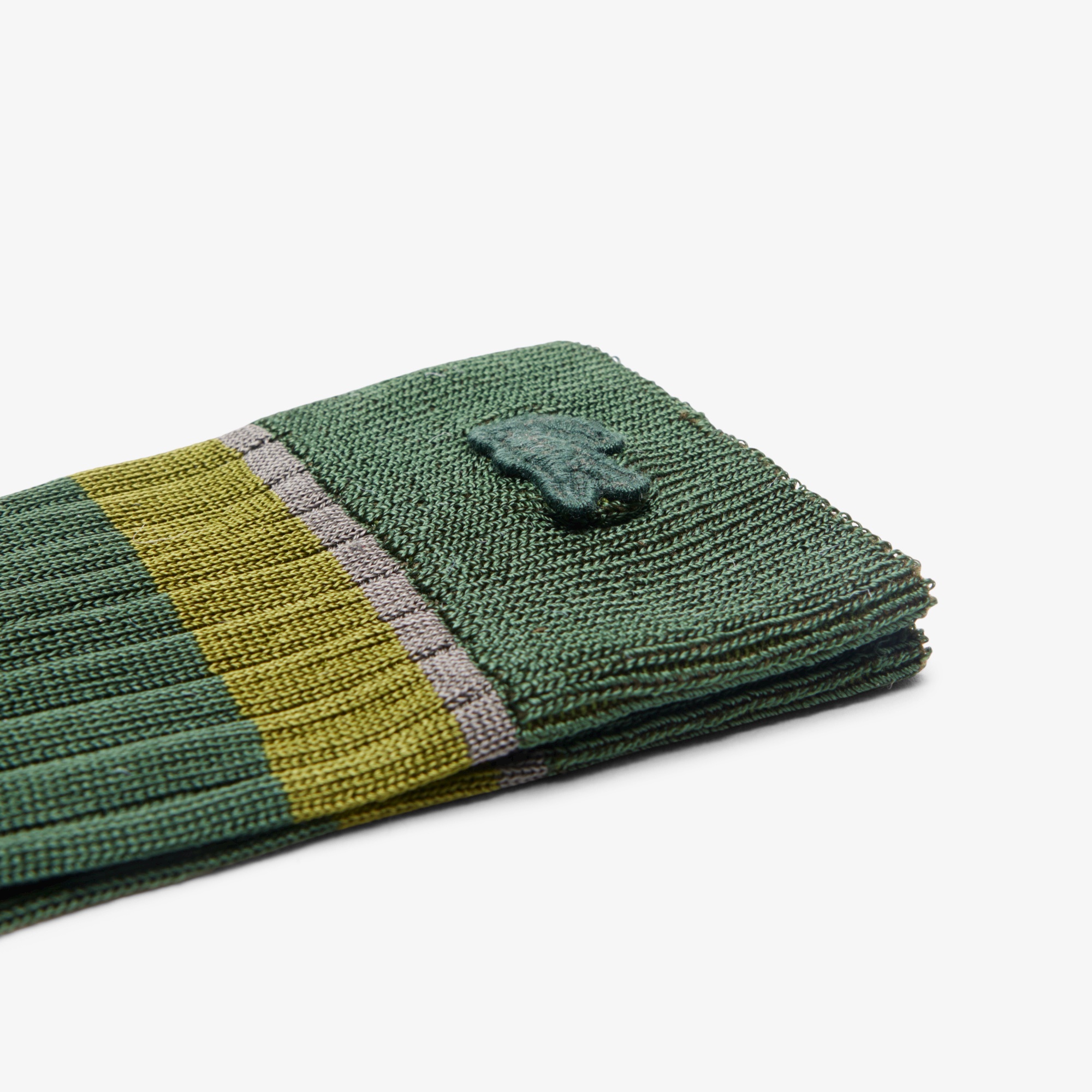 『FW25 Fashion Show』レーヨンブレンドリブニットソックス