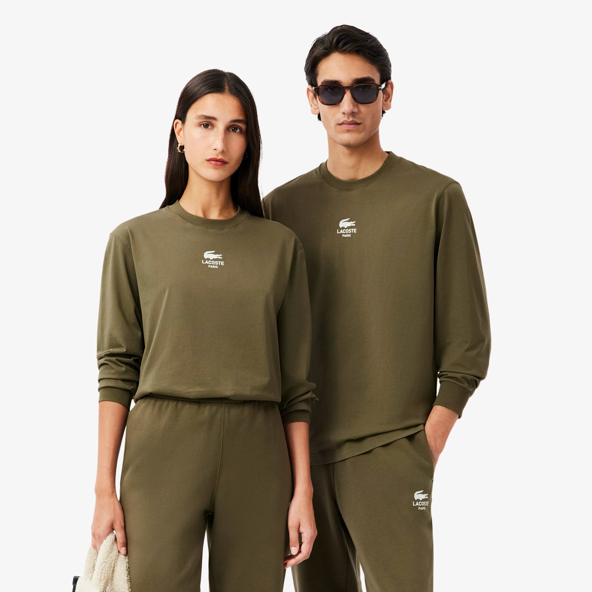ワンポイントプリントロングスリーブTシャツ