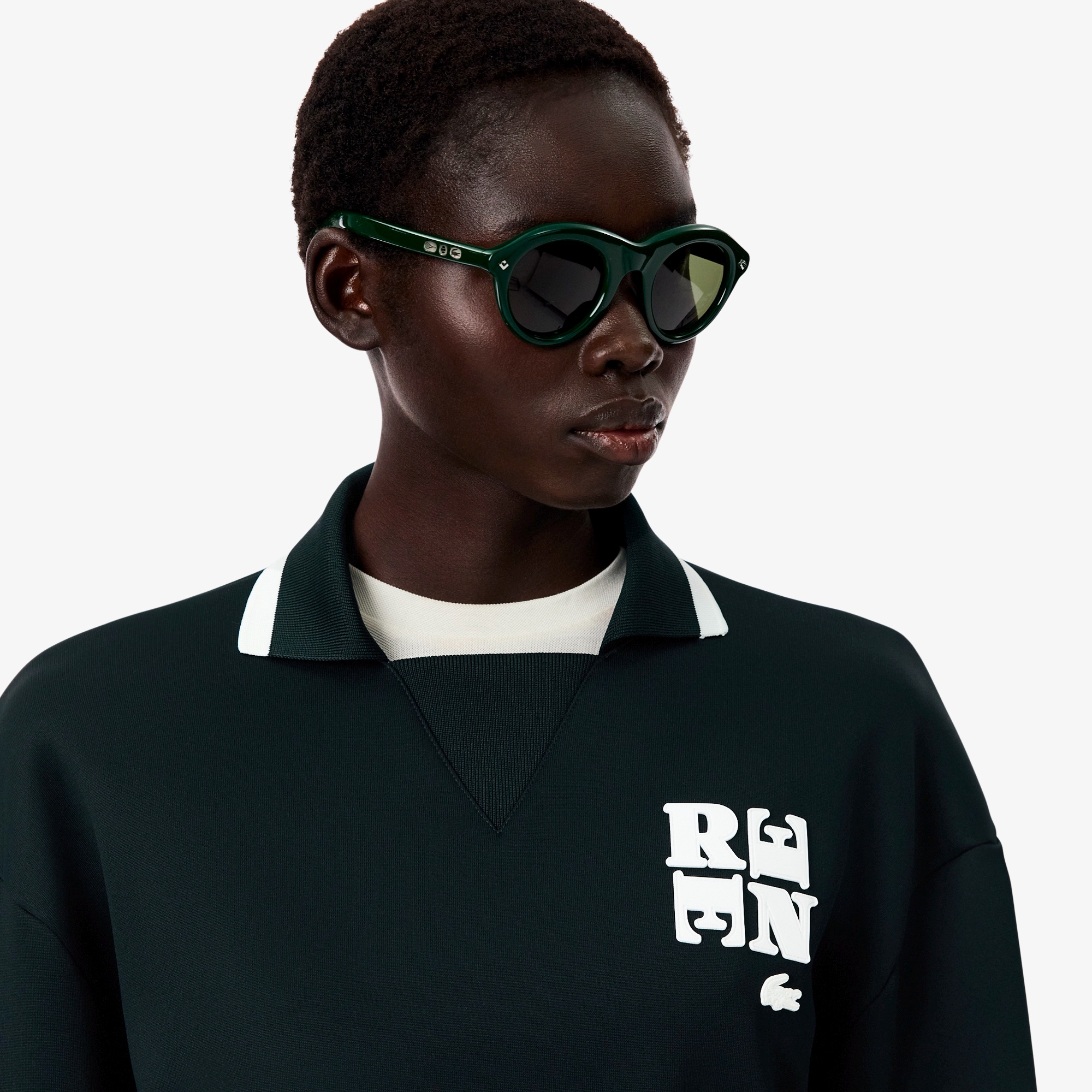 『FW25 Fashion Show』ポロカラーダブルフェイススウェット