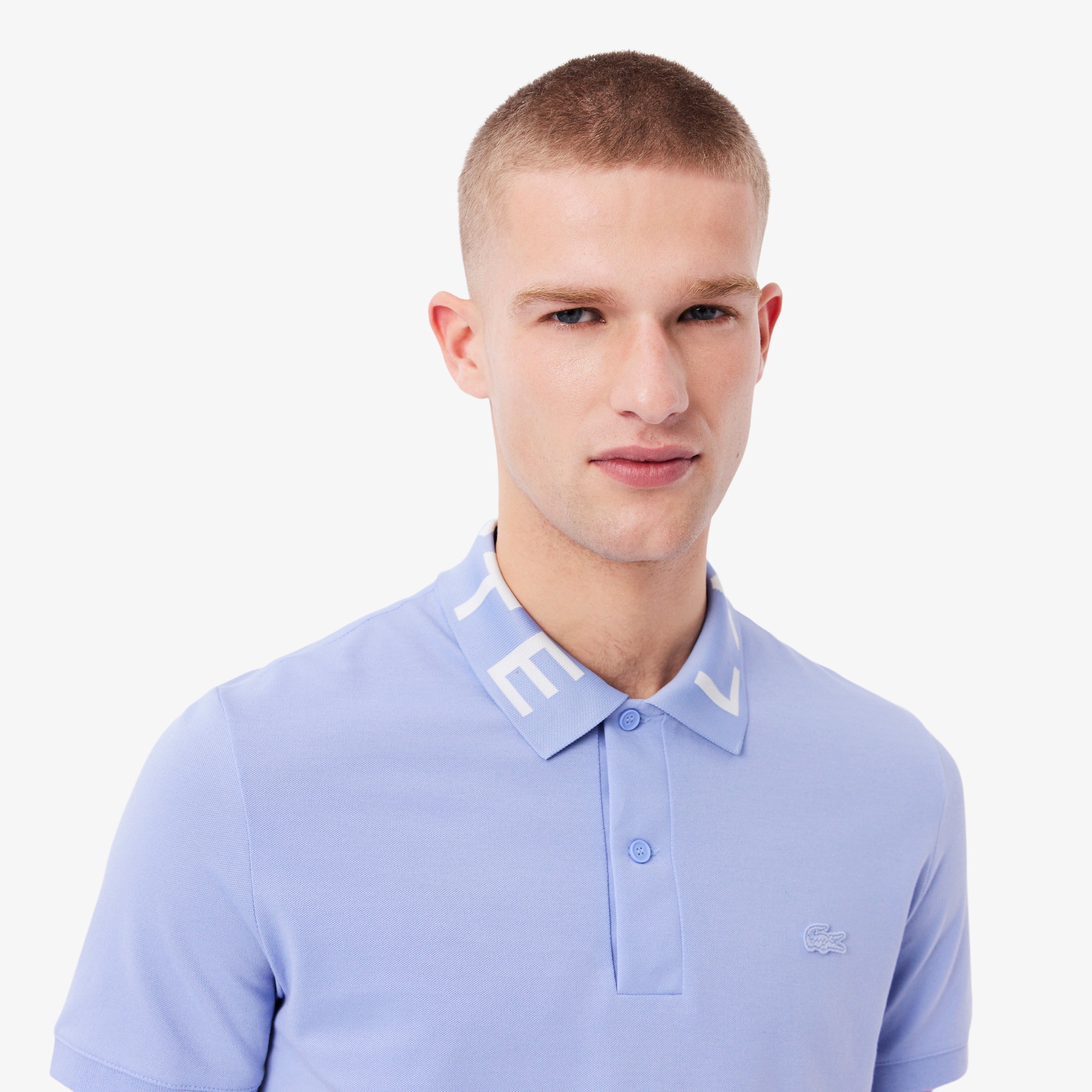 ジャカードカラーポロシャツ