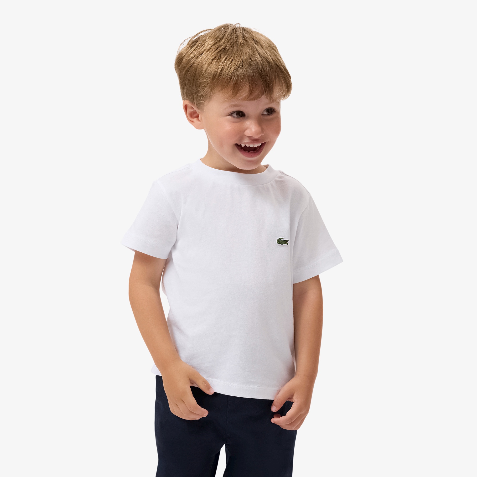 JUNIOR ベーシックワニロゴパッチTシャツ