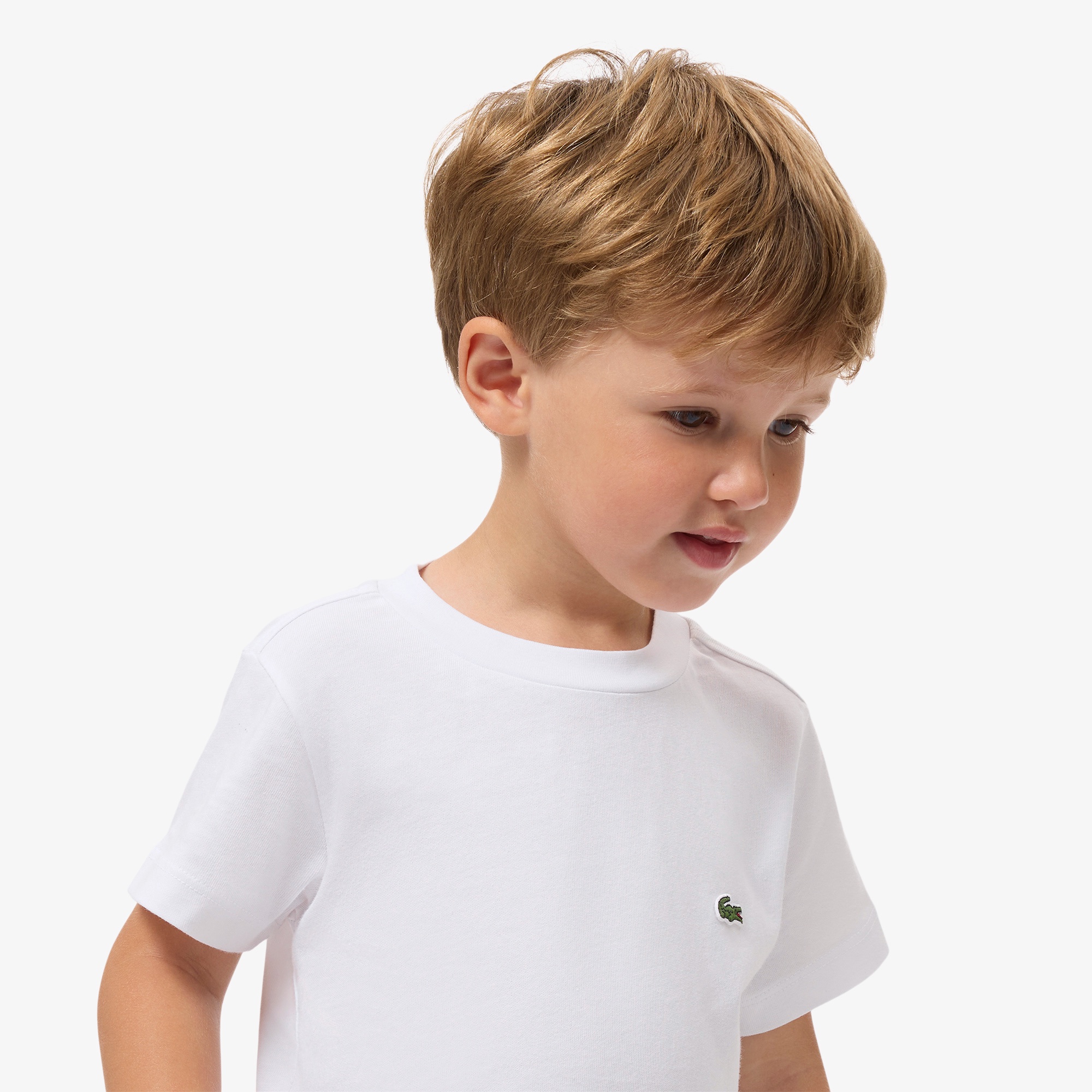 JUNIOR ベーシックワニロゴパッチTシャツ