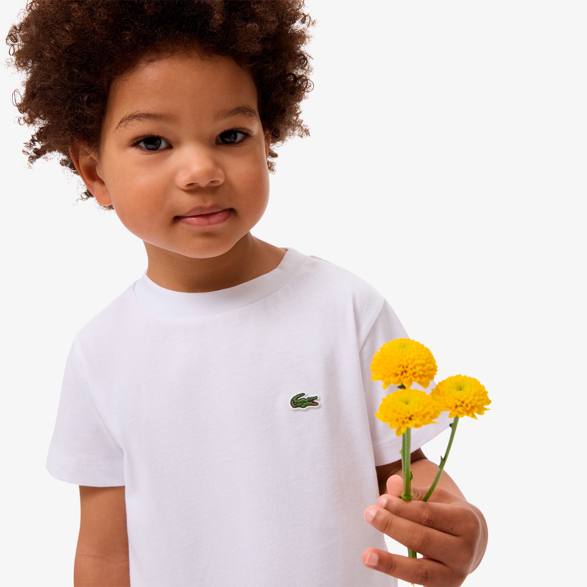 JUNIOR ベーシックワニロゴパッチTシャツ