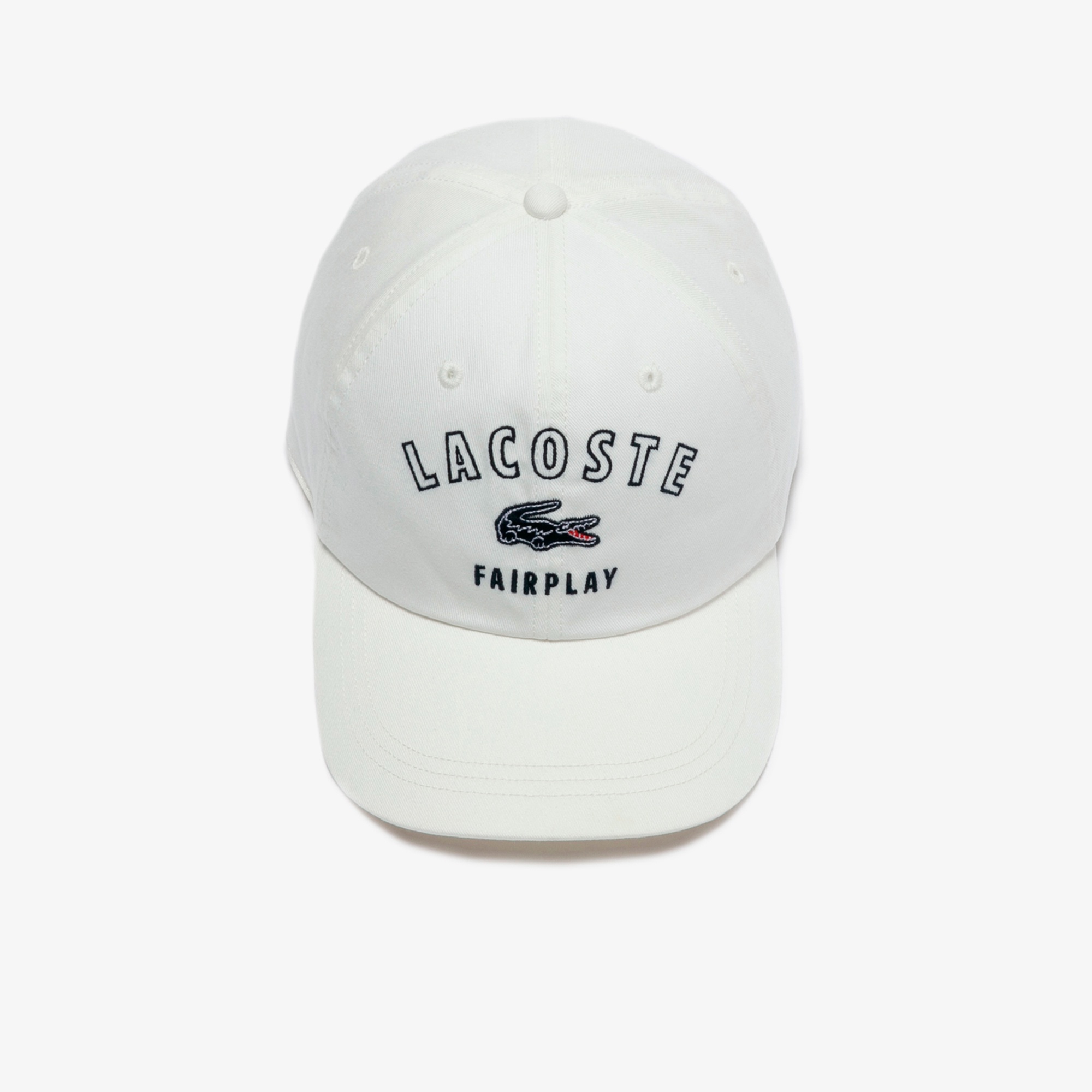 刺繍入り6方キャップ