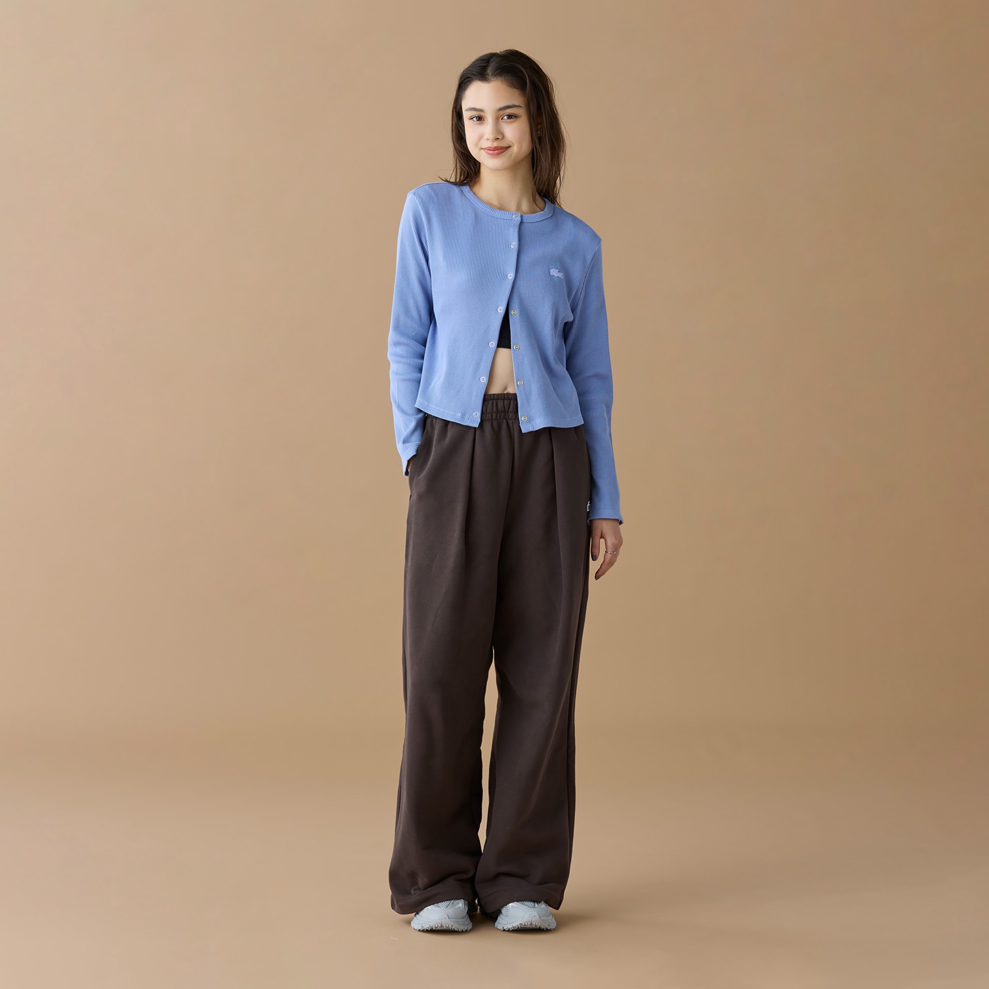 リブジャージカーディガン