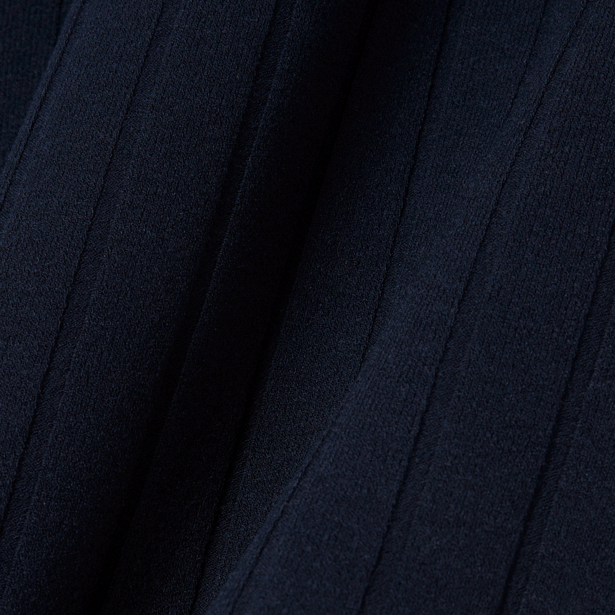 エッジ配色ゴルフニットポロシャツ