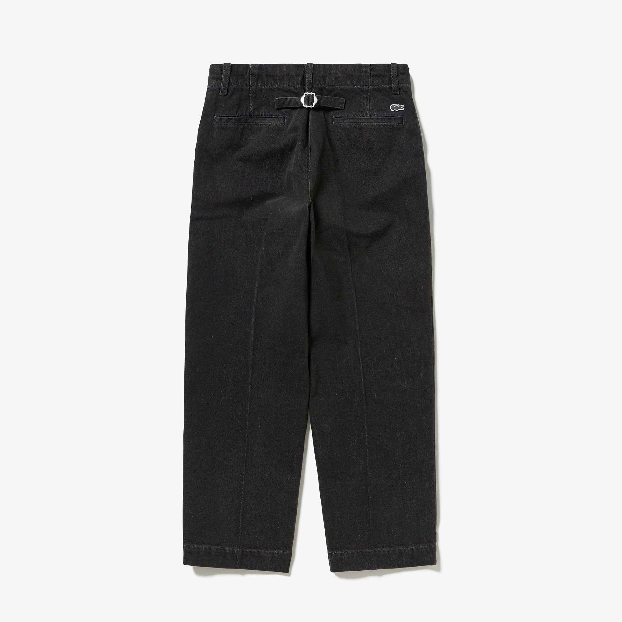 プリーツエフェクトデニム ワークパンツ