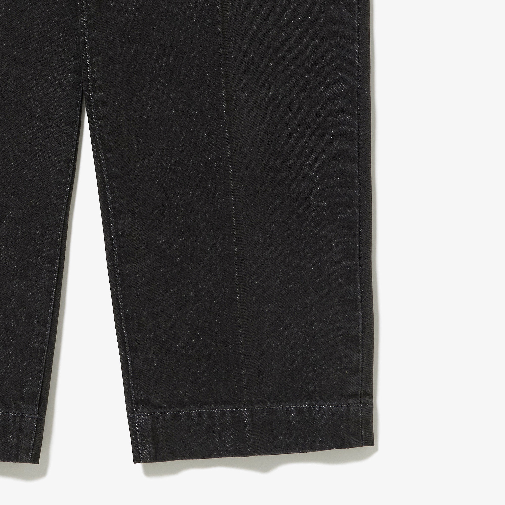 プリーツエフェクトデニム ワークパンツ