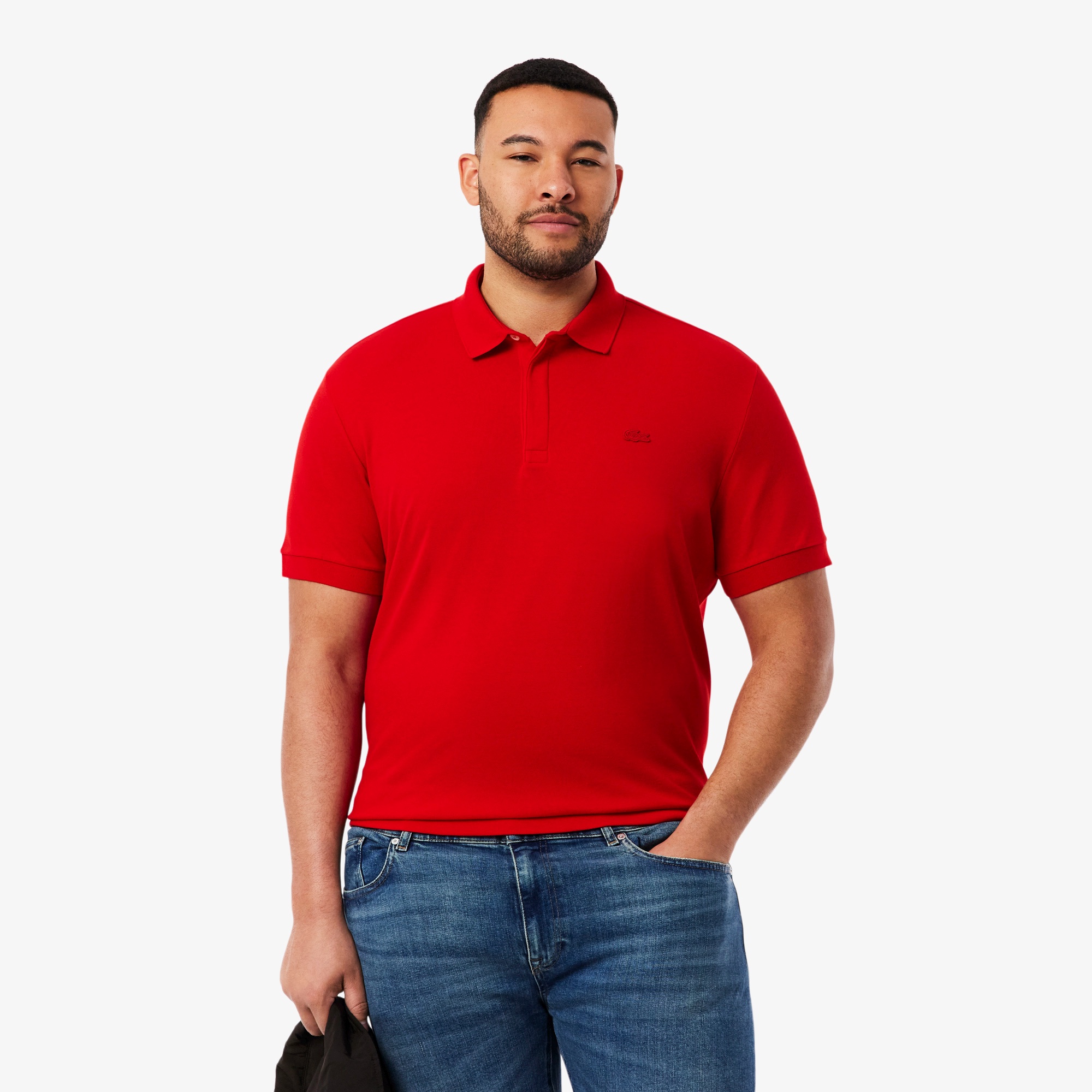 レギュラーフィット ストレッチ パリポロシャツ (半袖)