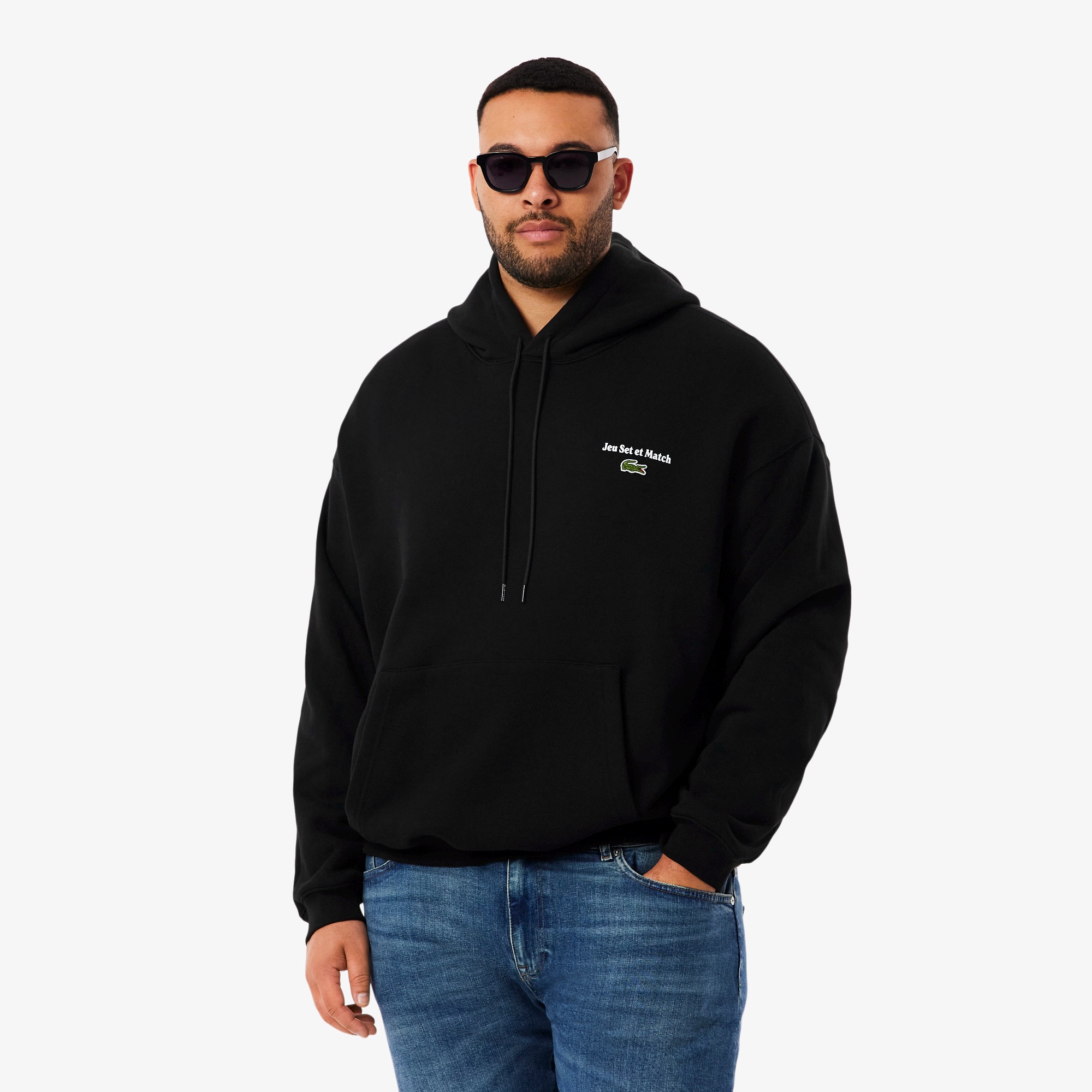 Jeu Set et Matchバックプリントスウェットフーディー