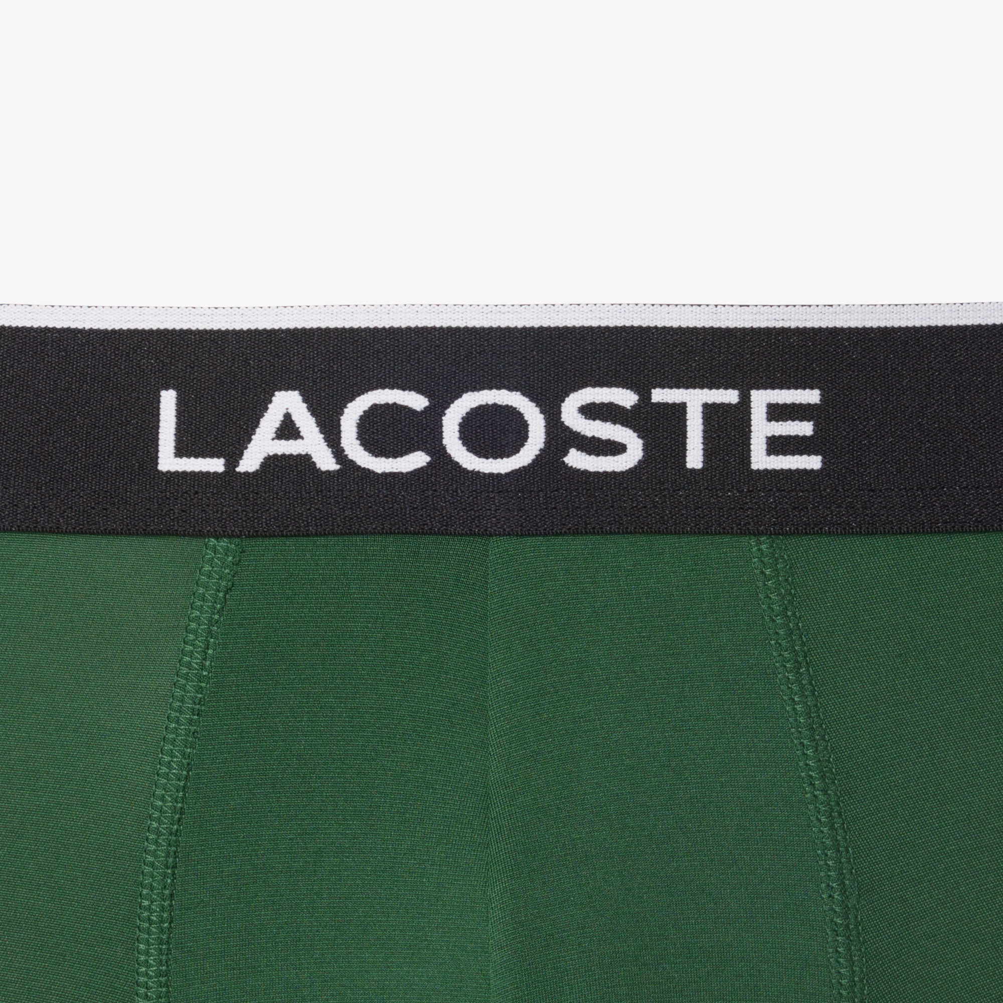 3P ブランドネームロゴウエストバンドマイクロファイバートランクショーツ