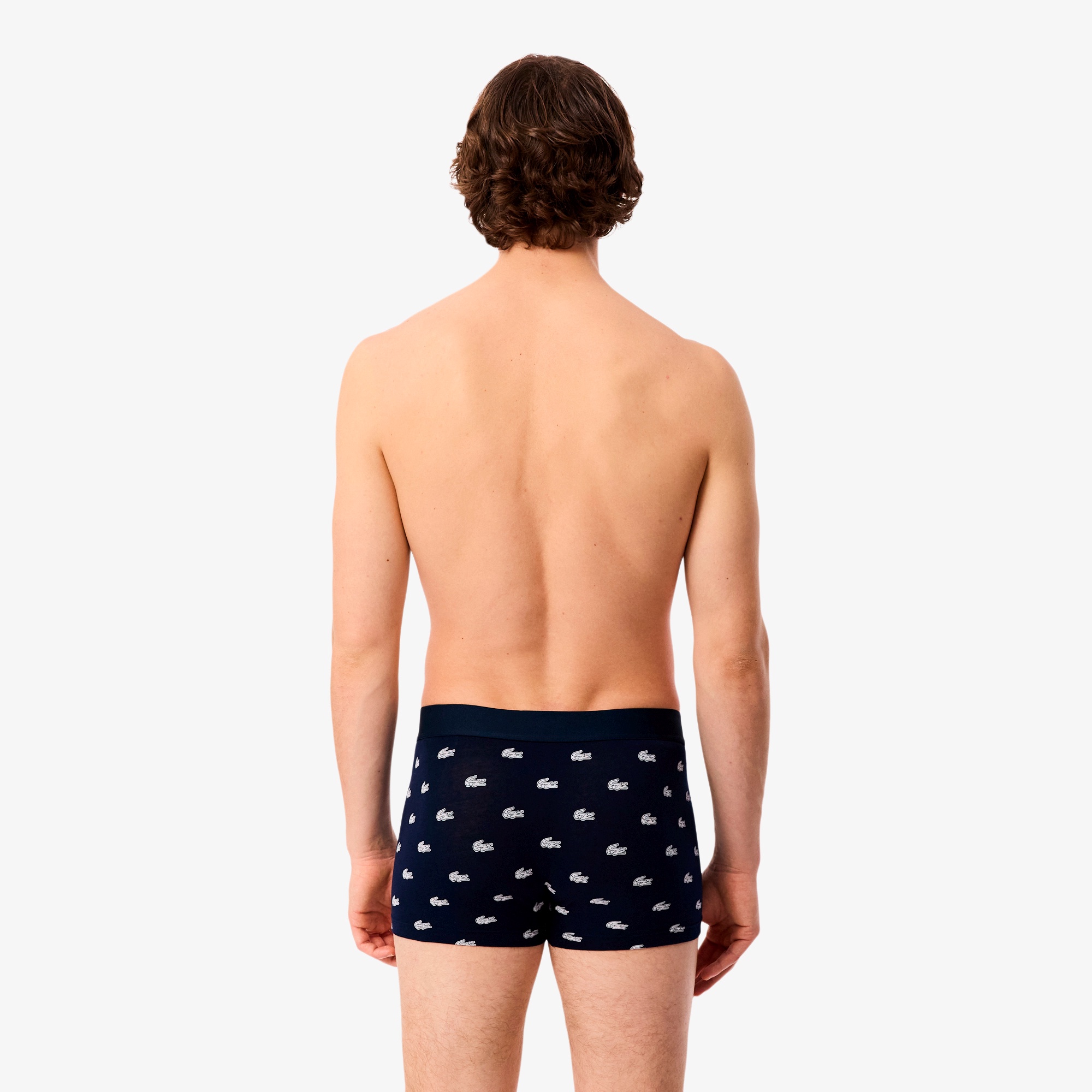 ３パッククロコダイルプリントトランクショーツ