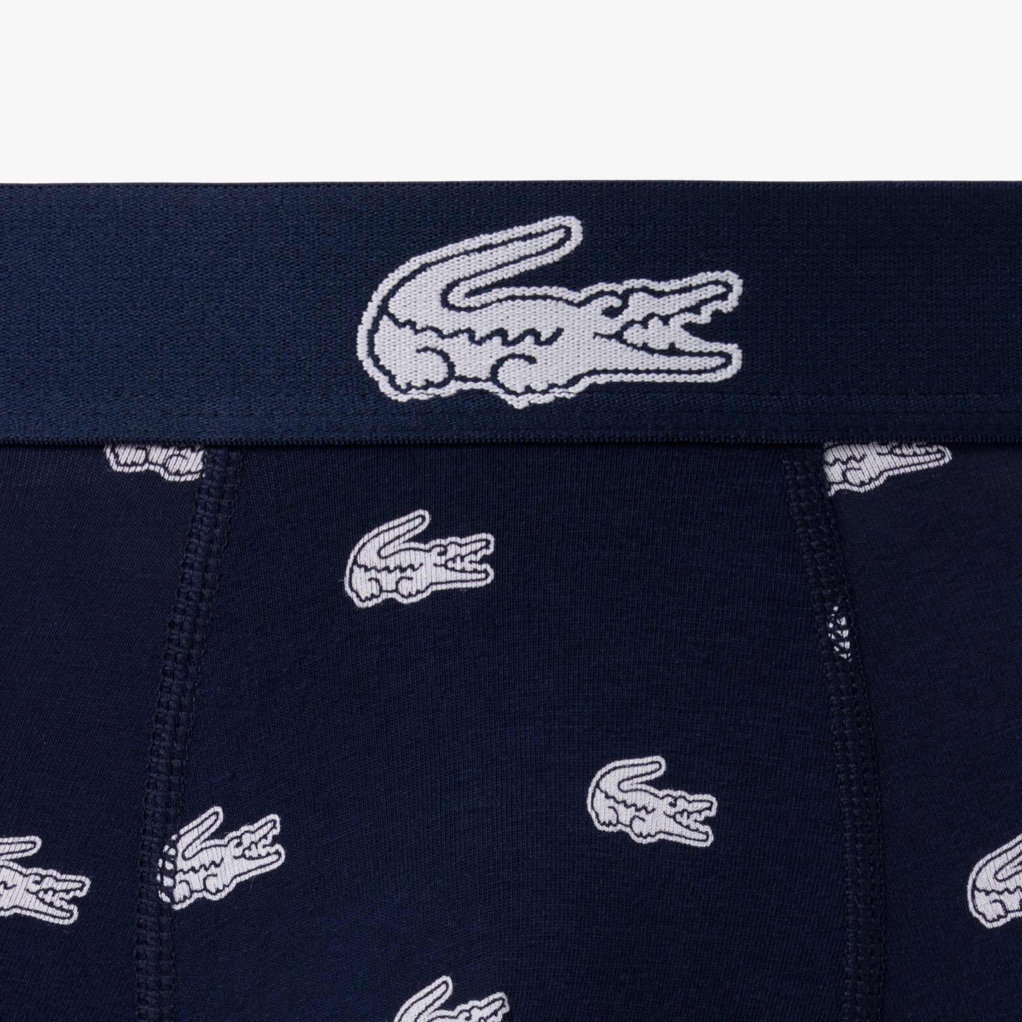 ３パッククロコダイルプリントトランクショーツ