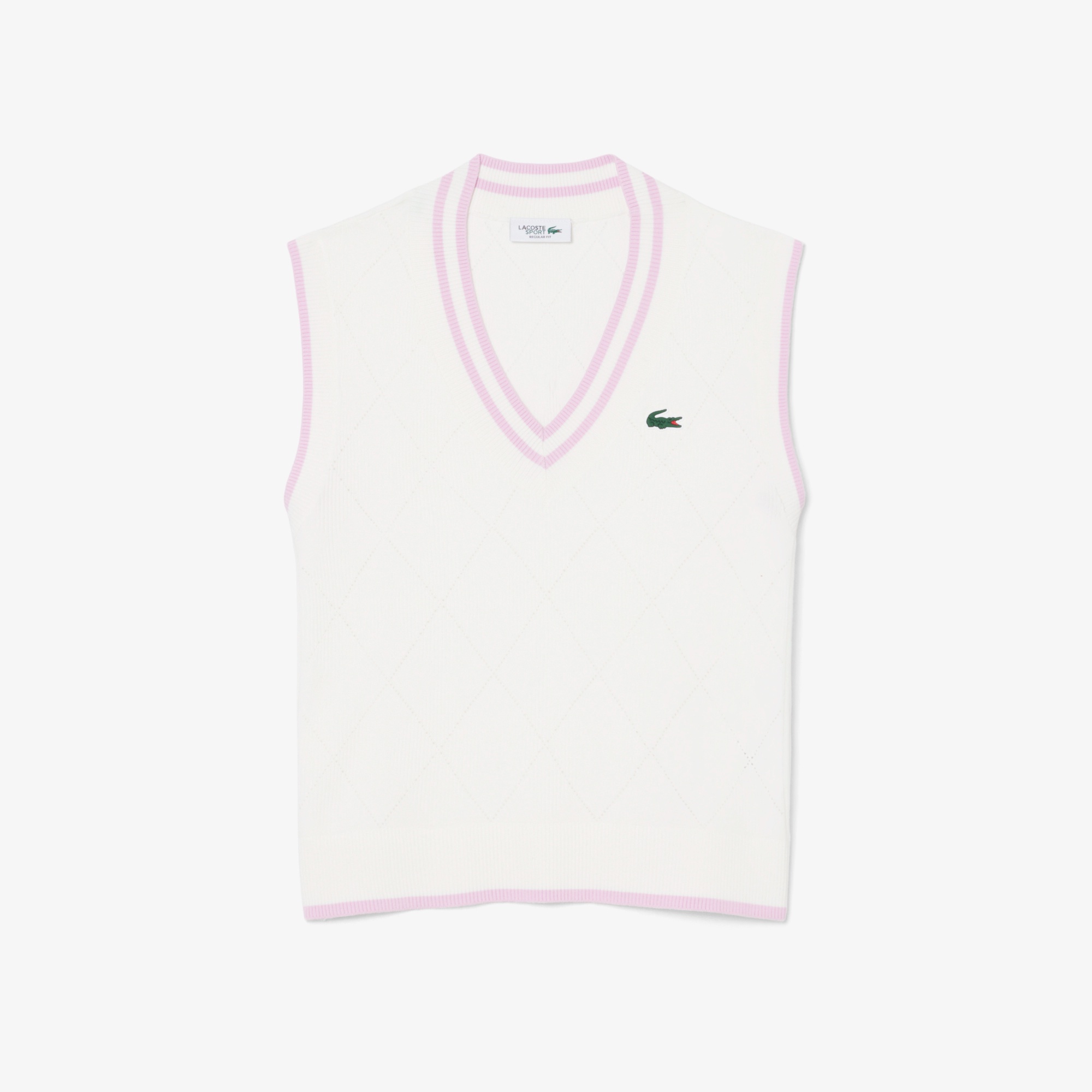 ダイヤモチーフニットベスト