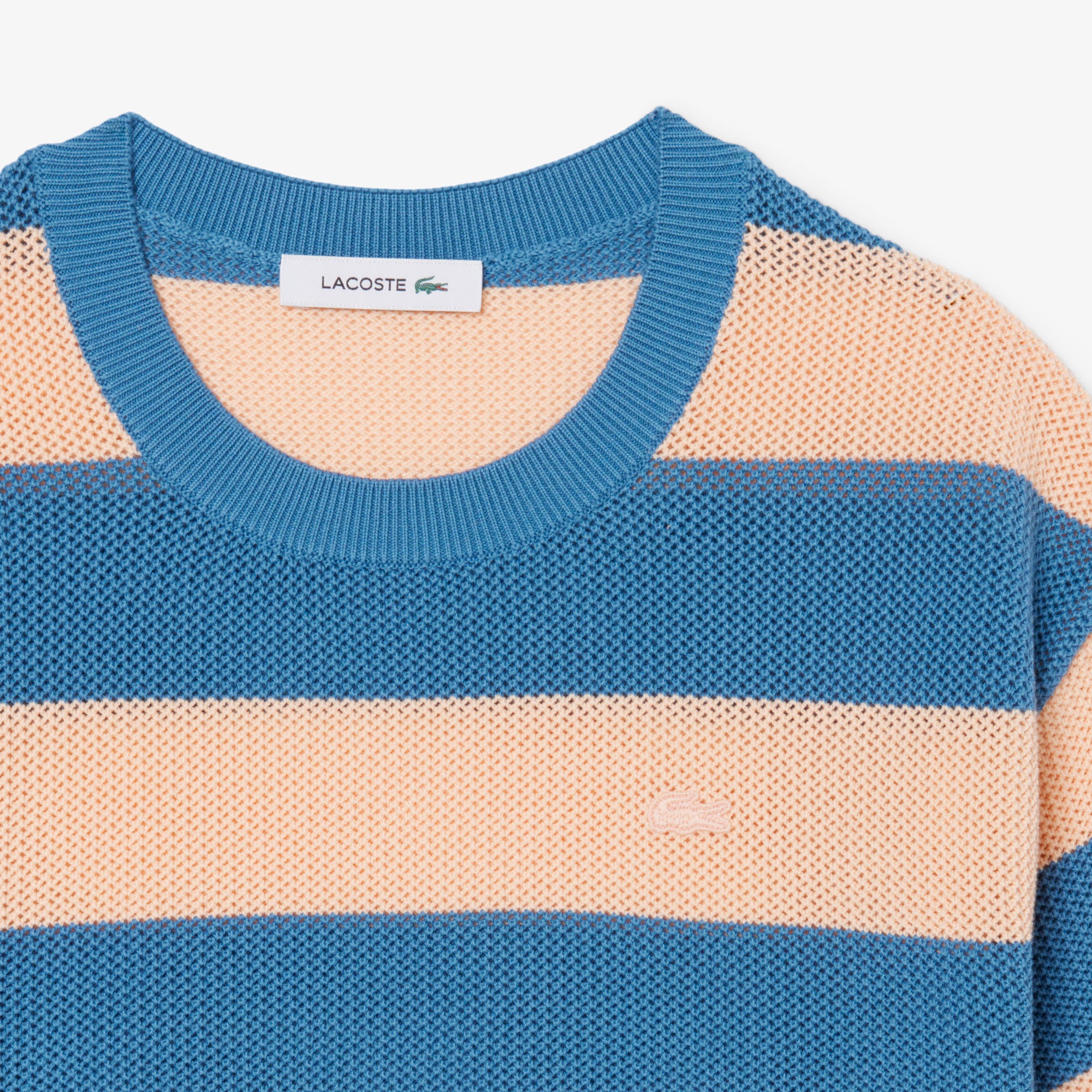 ファットボーダーメッシュニットTシャツ
