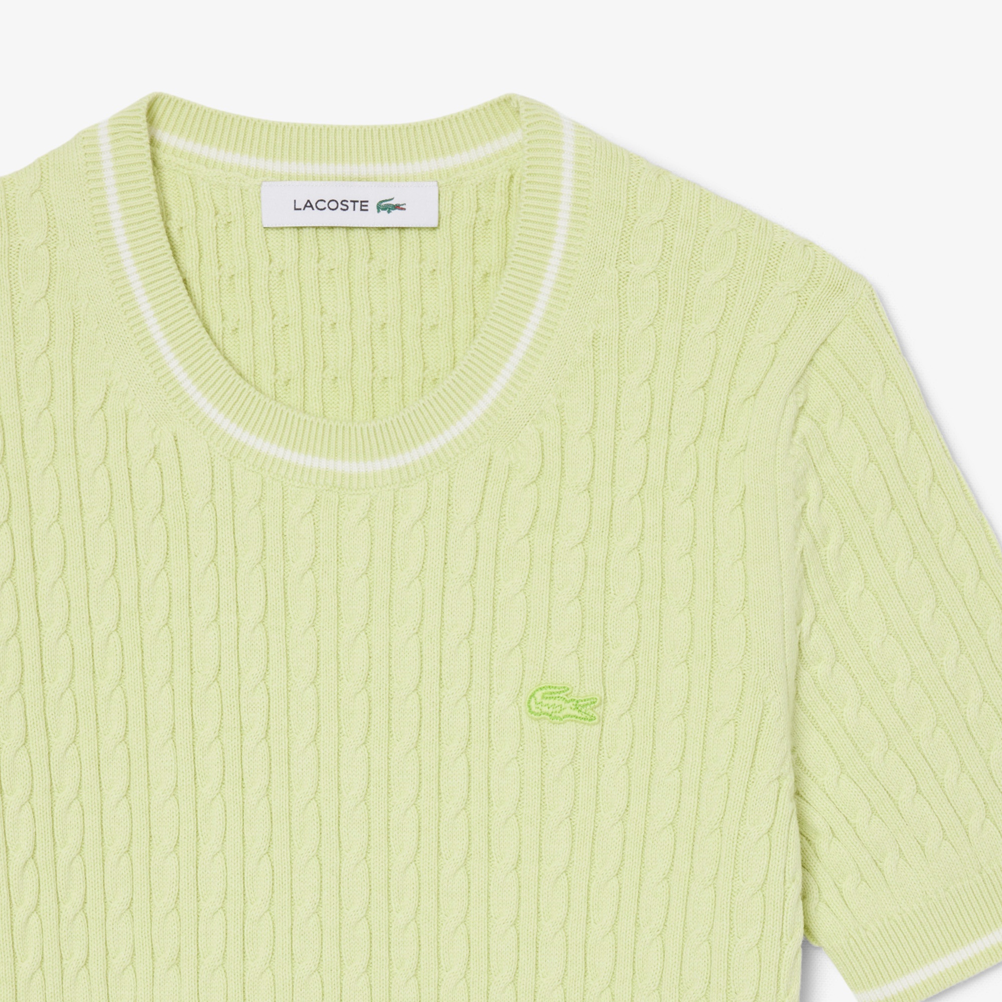 ケーブルニットTシャツ