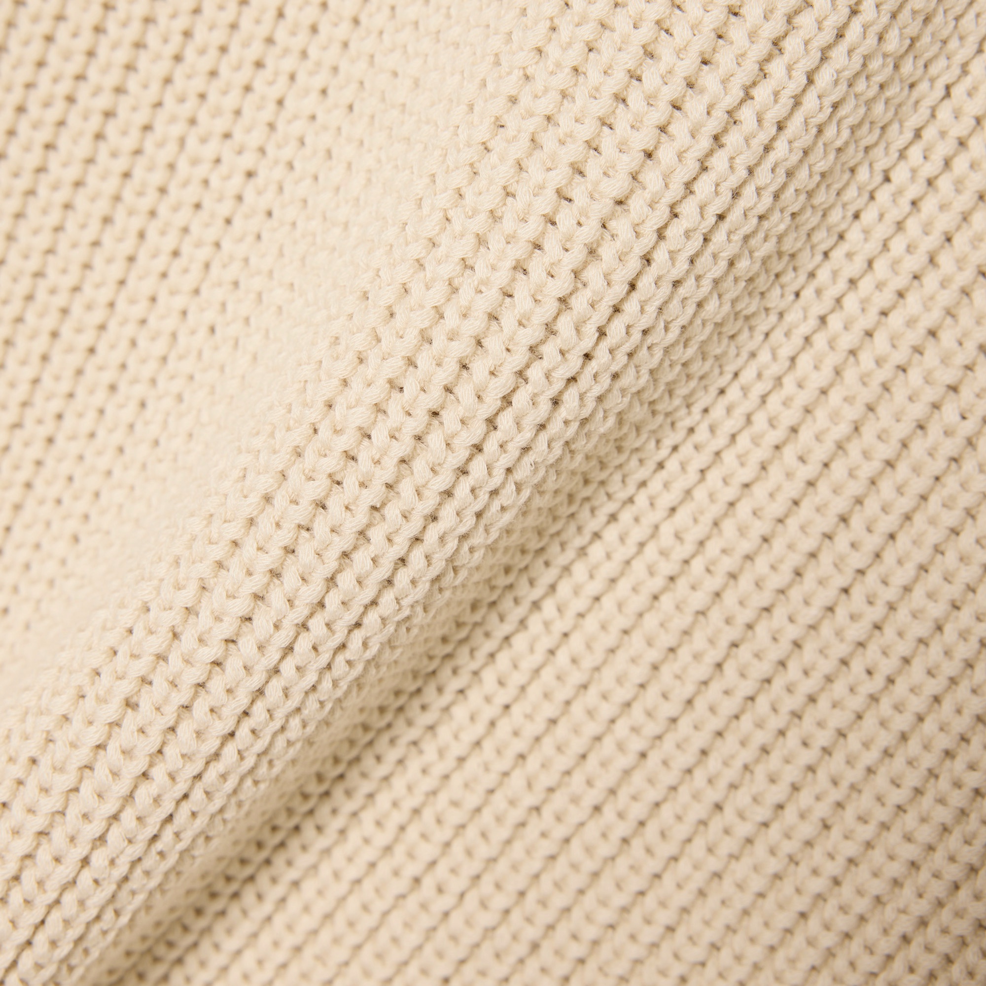 ダイヤロゴパッチポロカラーニットセーター