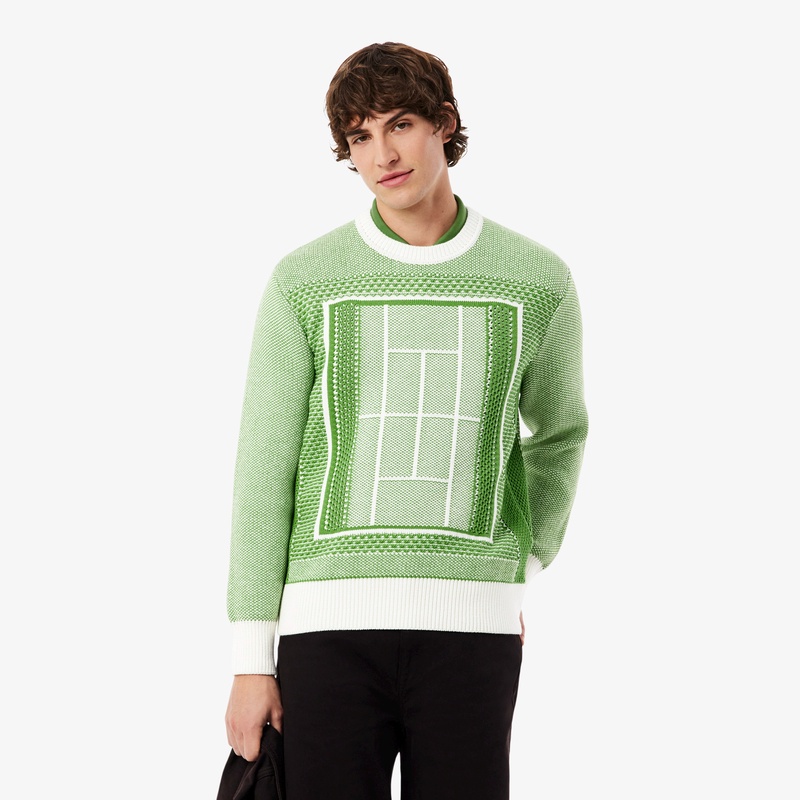 超希少 即完品！ LACOSTE ニット サイズ4 上杉柊平着用 ah0619-4si-fn.