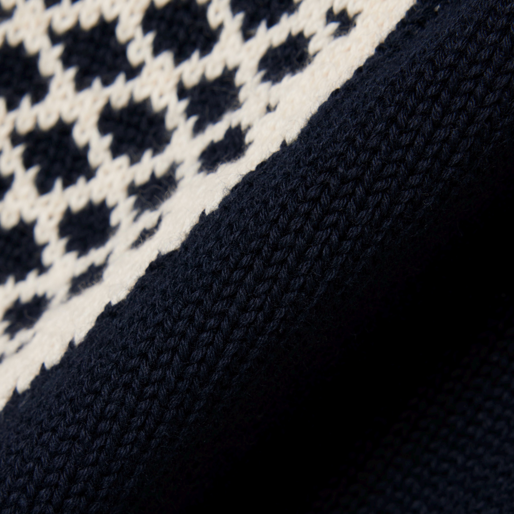 ラケットジャカード コットンニットベスト