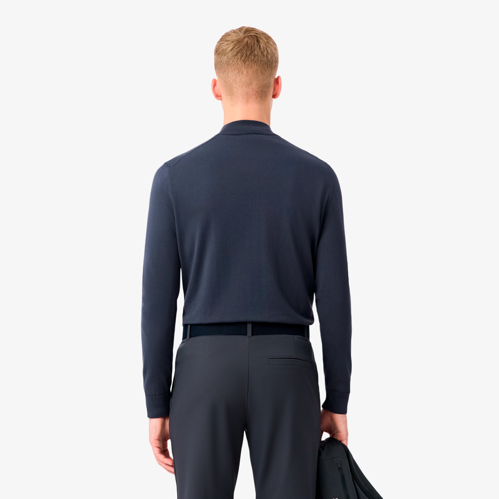 ヒートレギュレーティングハーフジップゴルフニット