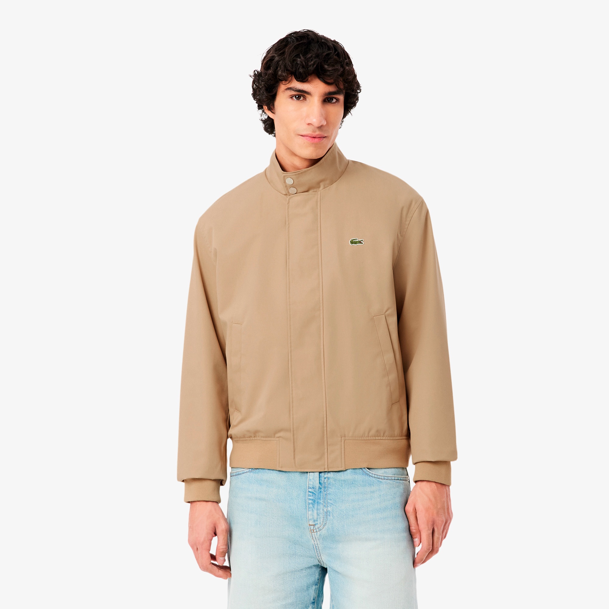 防風撥水ハリントンジャケット