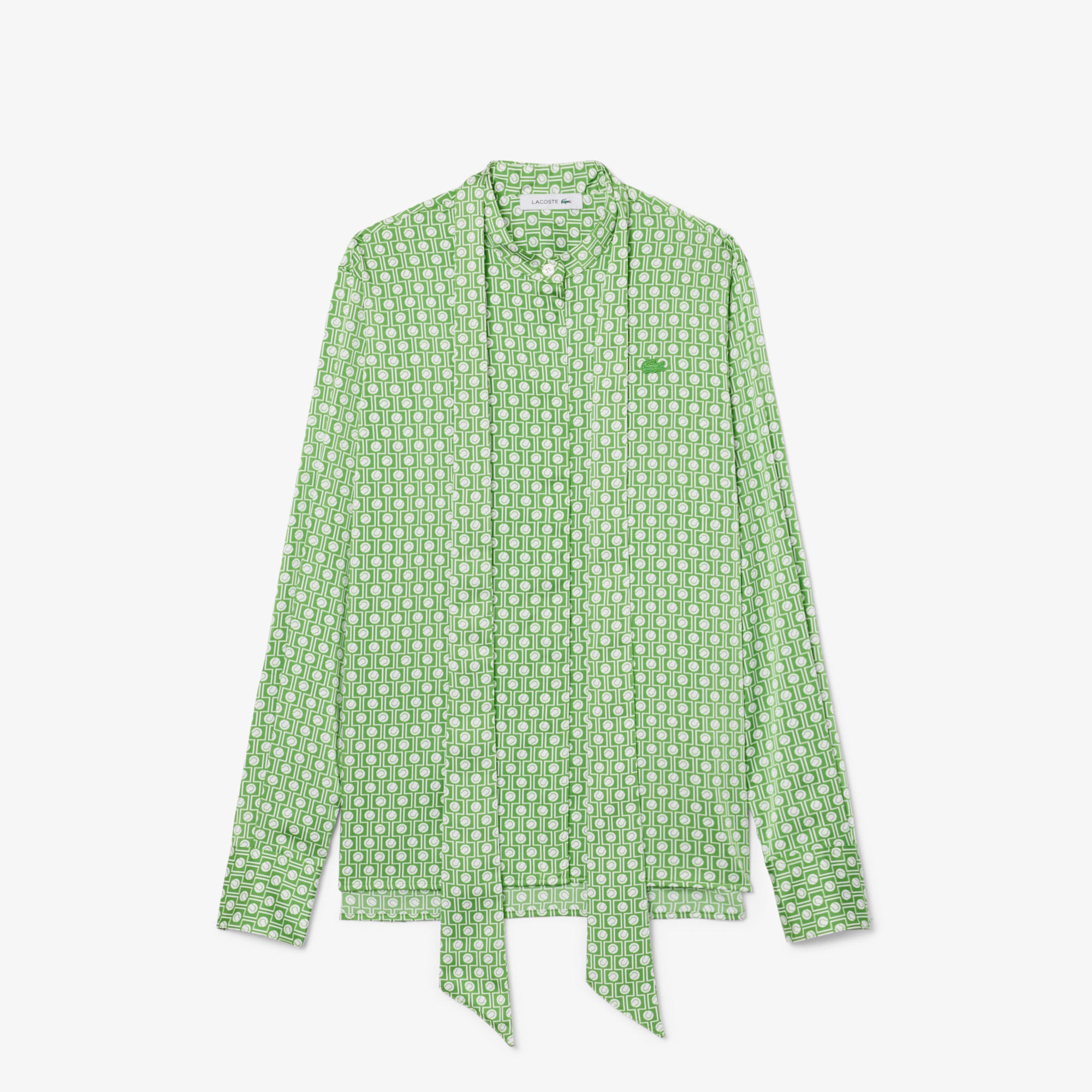 リムーバルスカーフボールテキスタイルサテンシャツ