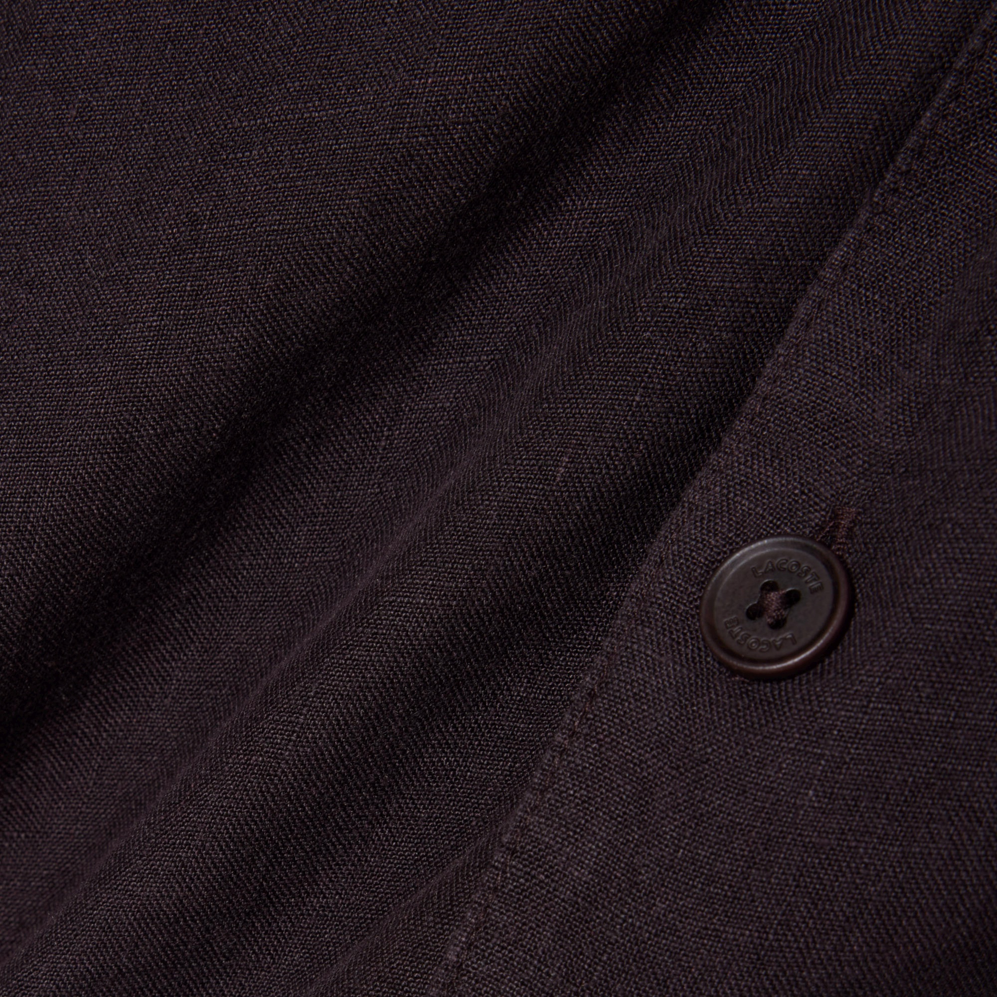 リネンオープンカラーシャツ