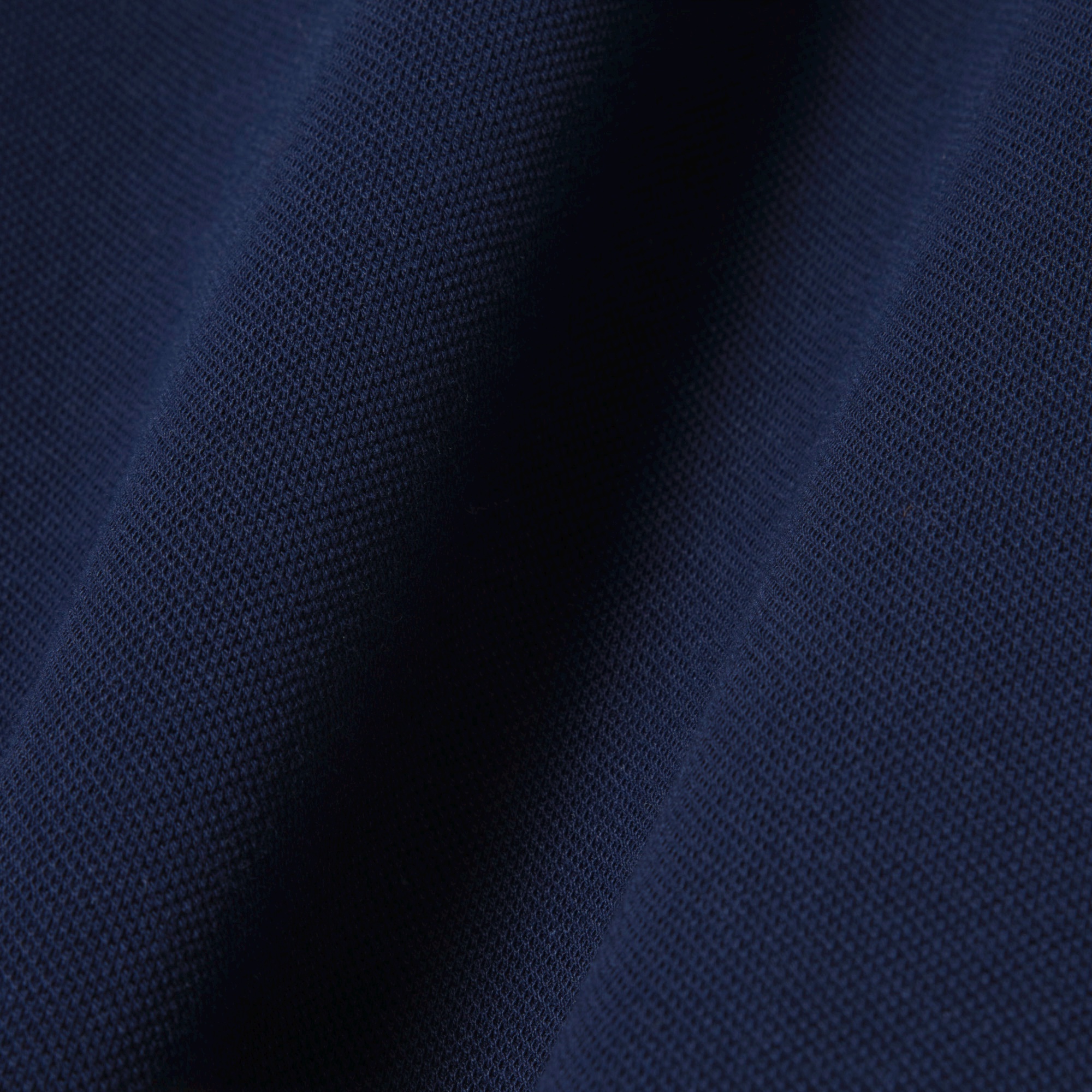 鹿の子地オープンカラーシャツ