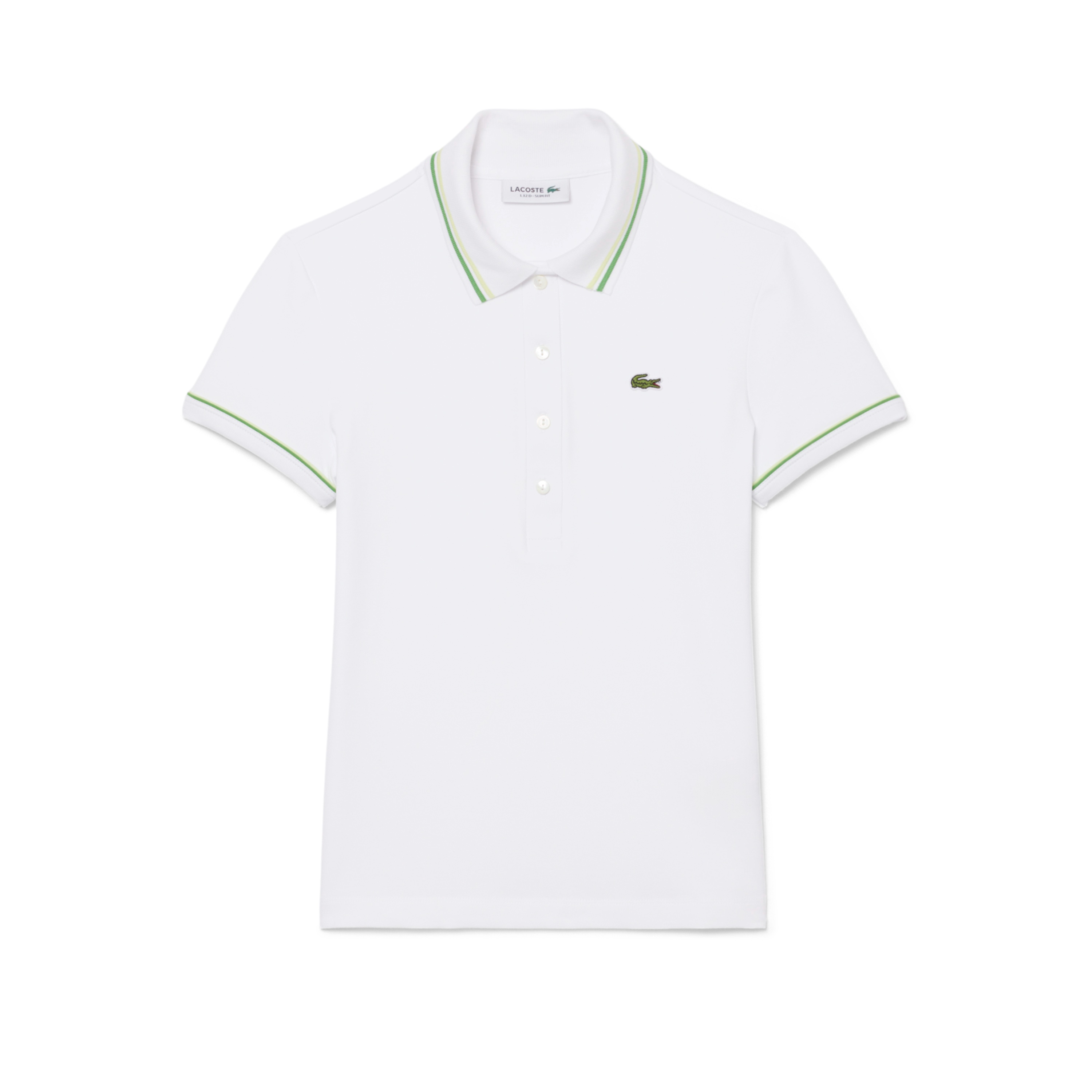 カラー＆カフスラインスリムフィットポロシャツ