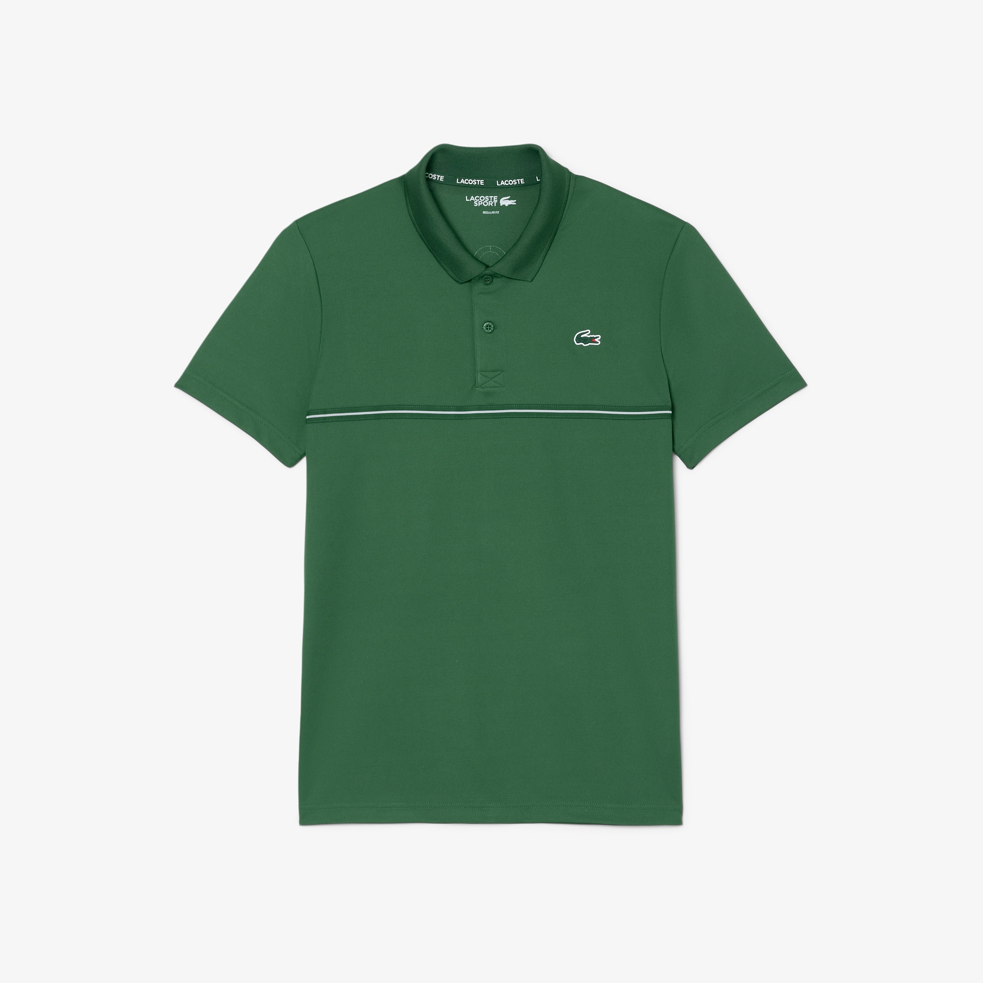 バックヨークプリント ウルトラドライ鹿の子地ポロシャツ