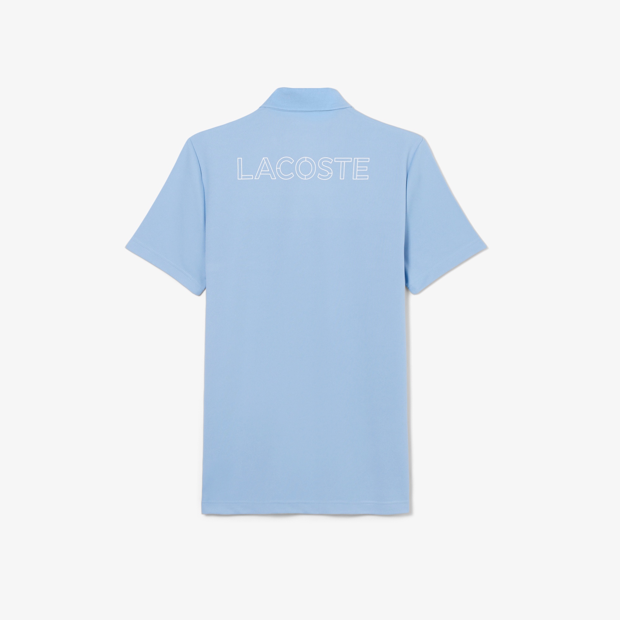 バックヨークプリント ウルトラドライ鹿の子地ポロシャツ